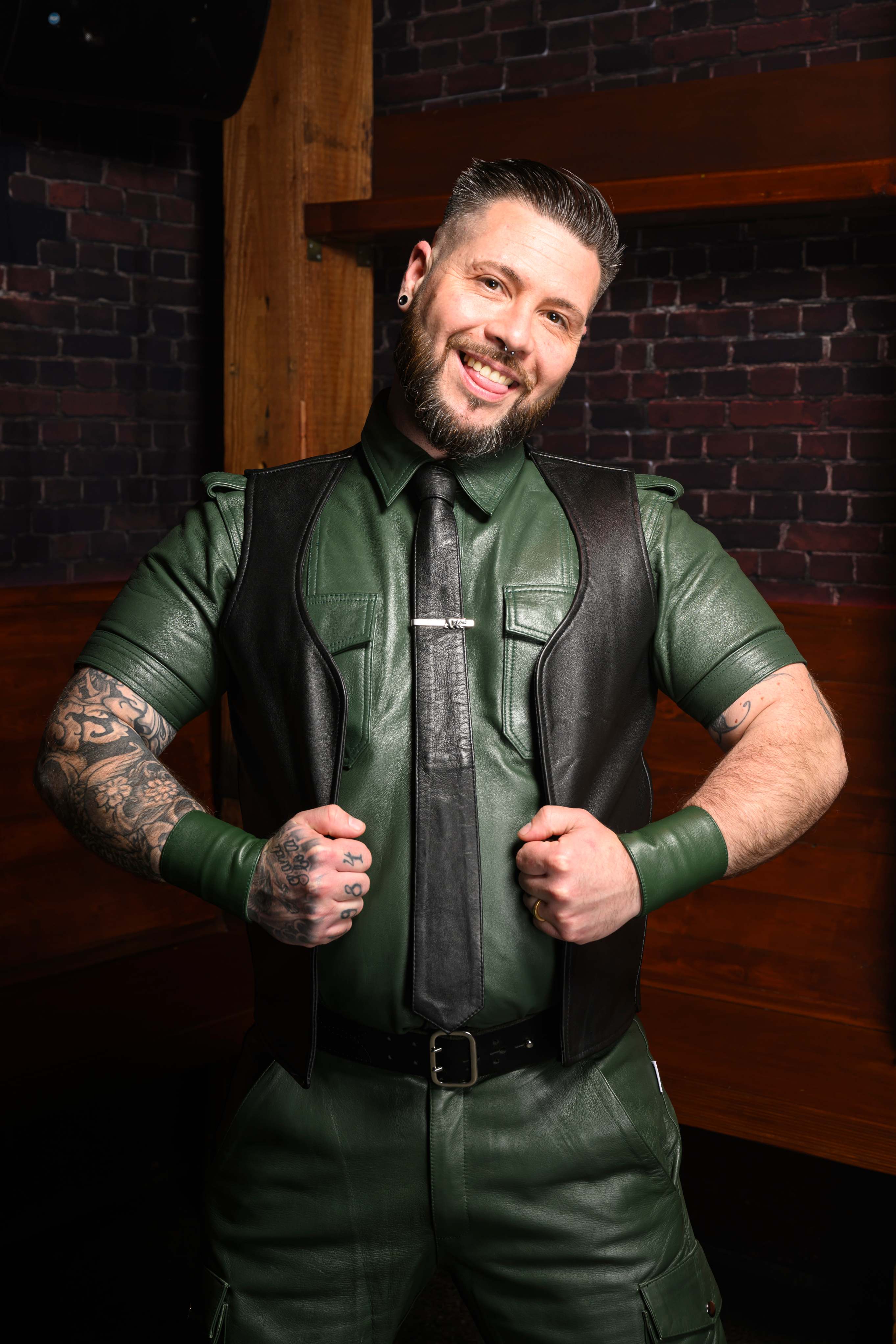 Leather ties to complete every outfit