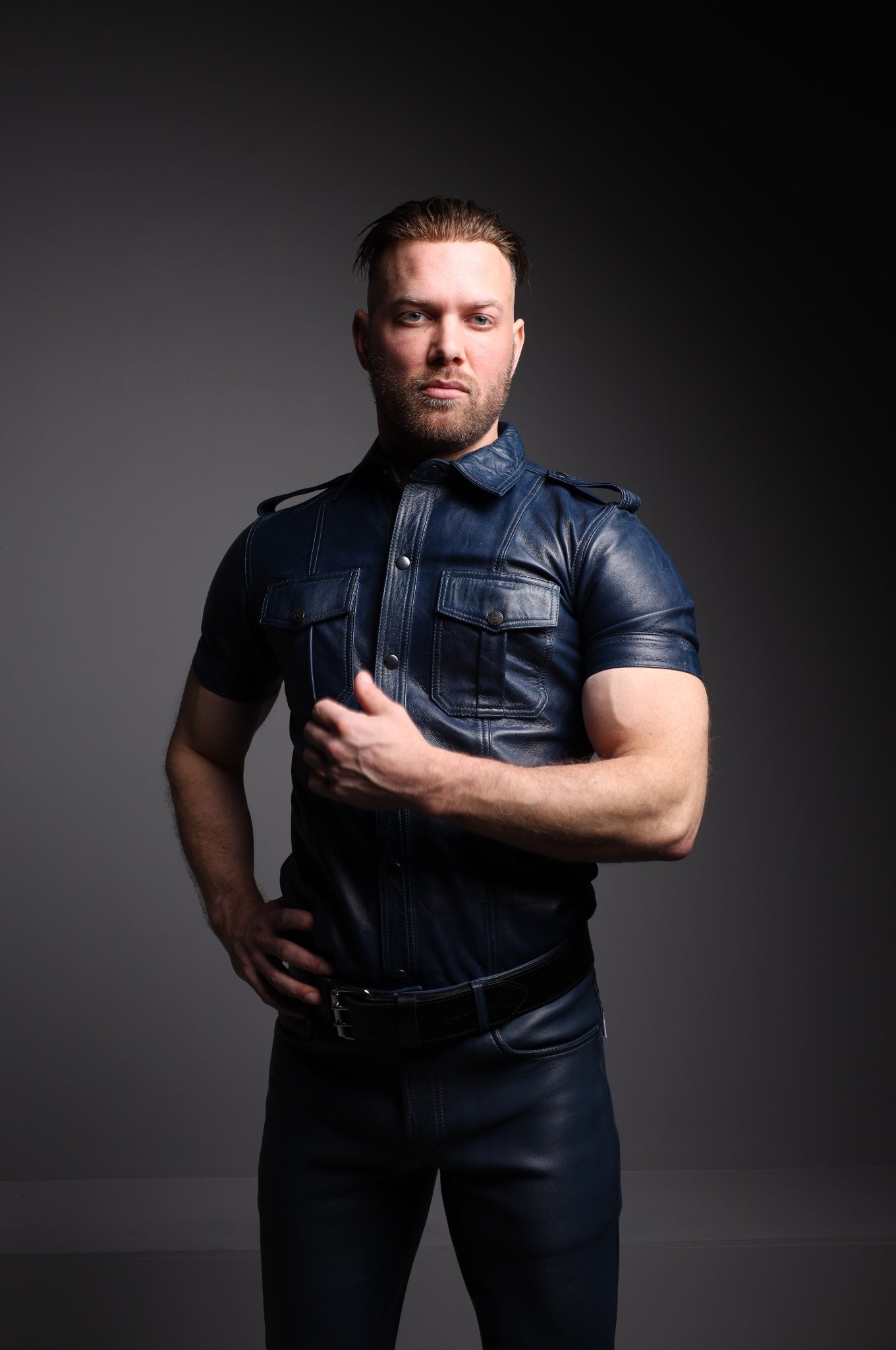 Leather shirts