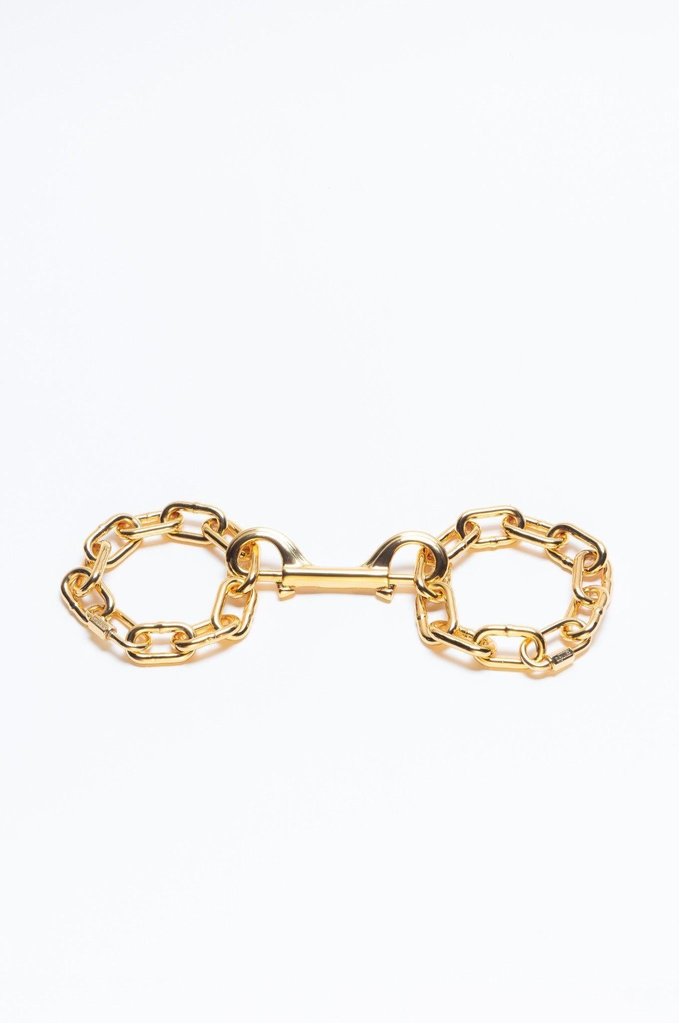 SIRAINER Chain Cuffs - Gold at MR. Riegillio
