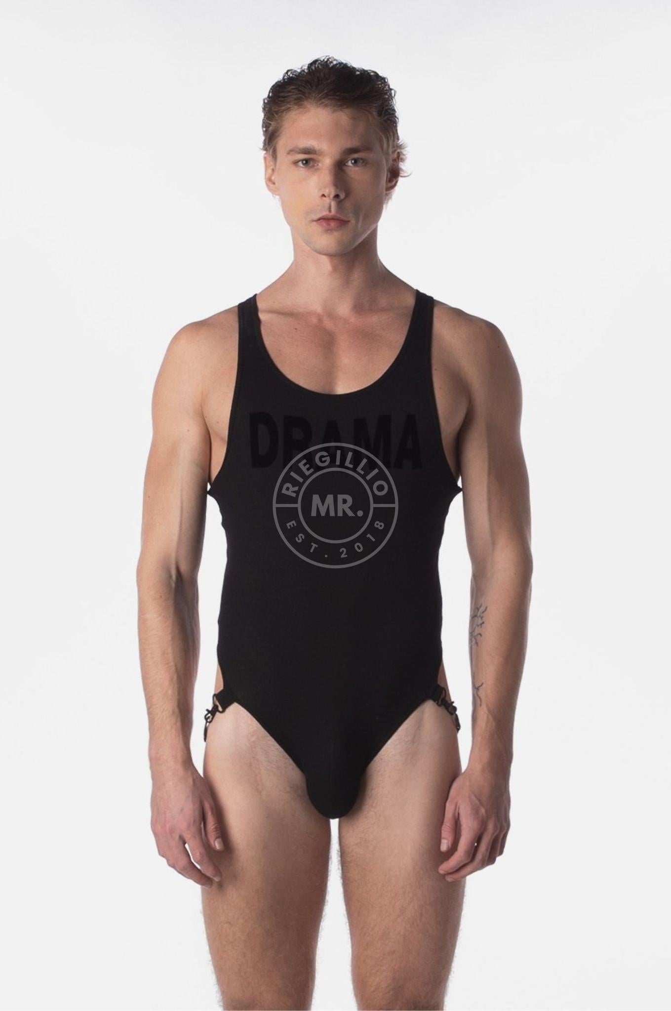 Barcode Rib Body Drama - Black at MR. Riegillio