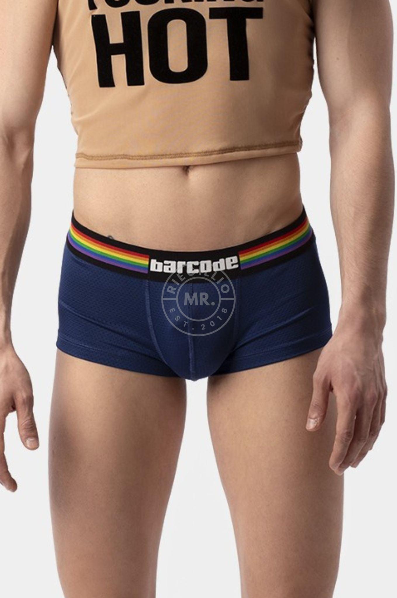 Barcode Pride Boxer - Navy at MR. Riegillio