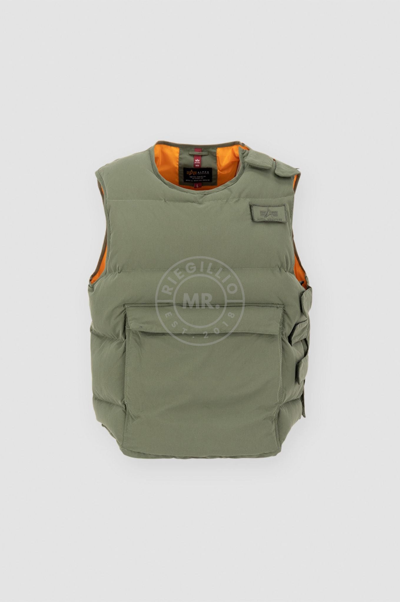 Alpha Industries Protector Puffer Vest - Sage Green