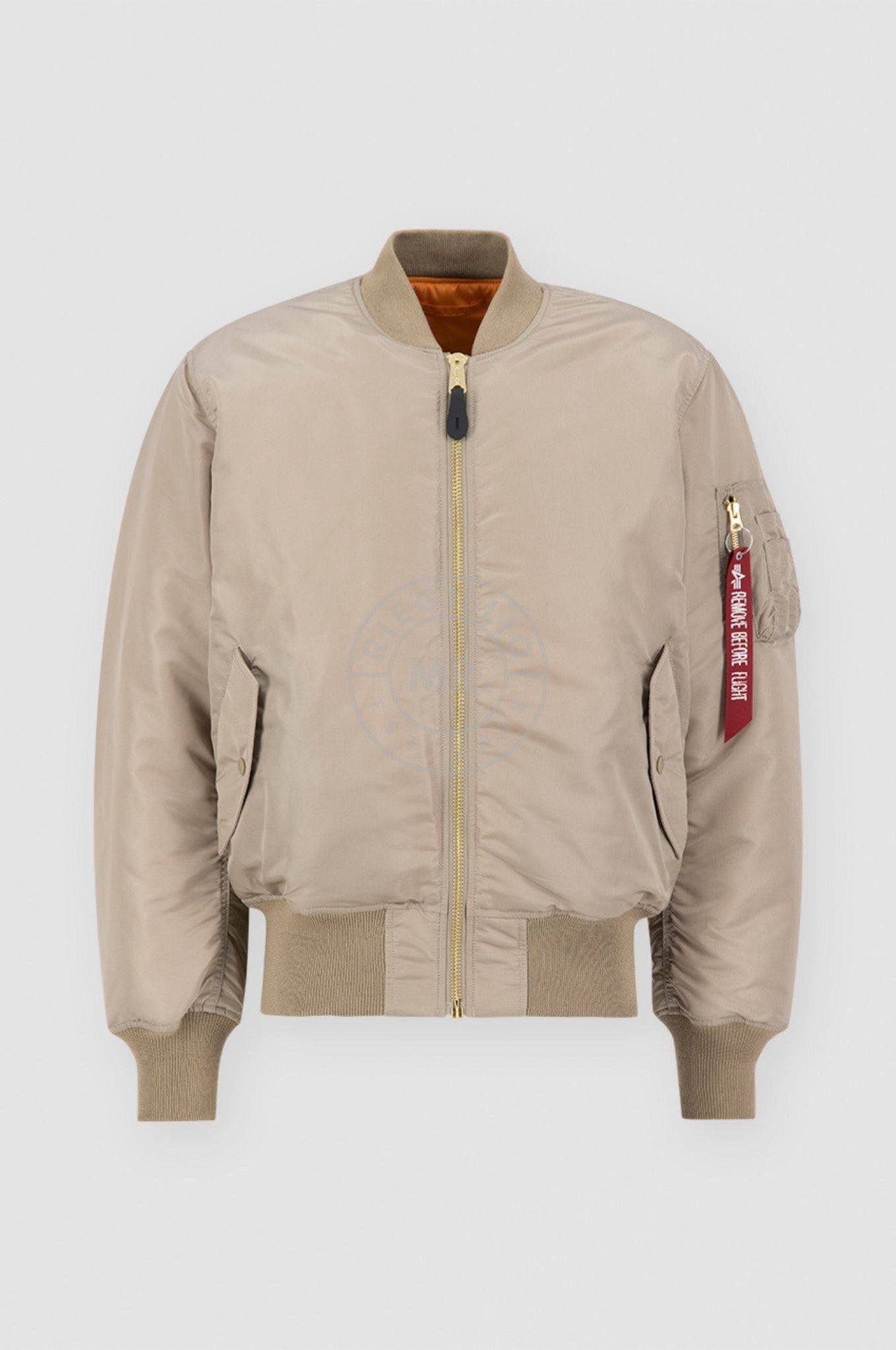 Alpha Industries MA-1 Bomber Jacket - Vintage Sand at MR. Riegillio