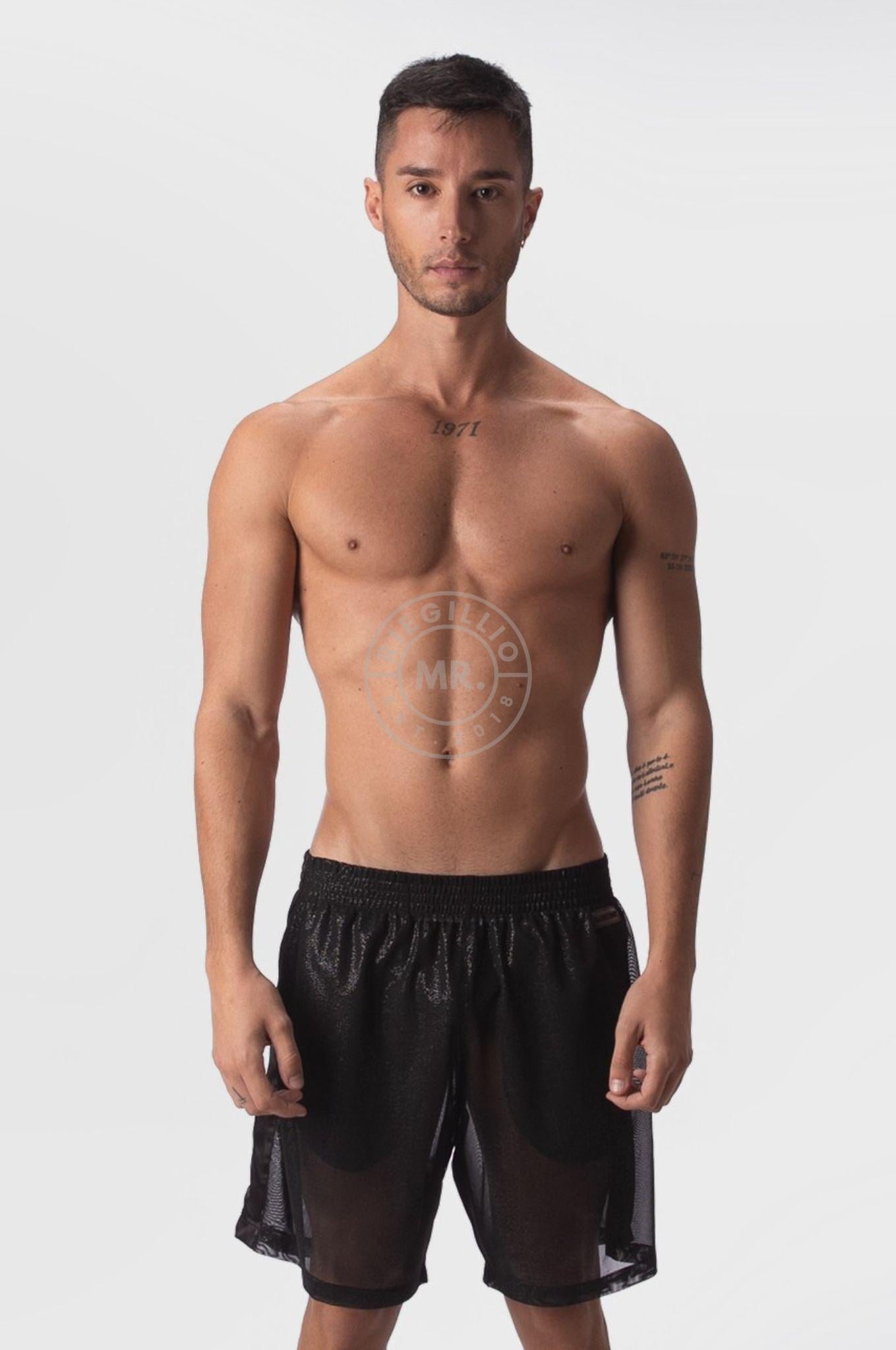 Barcode Mesh Short Amazu at MR. Riegillio