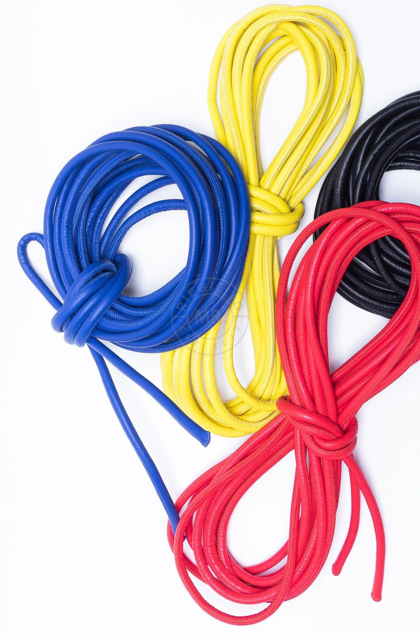 SIRAINER Blue Leather Shibari Rope at MR. Riegillio