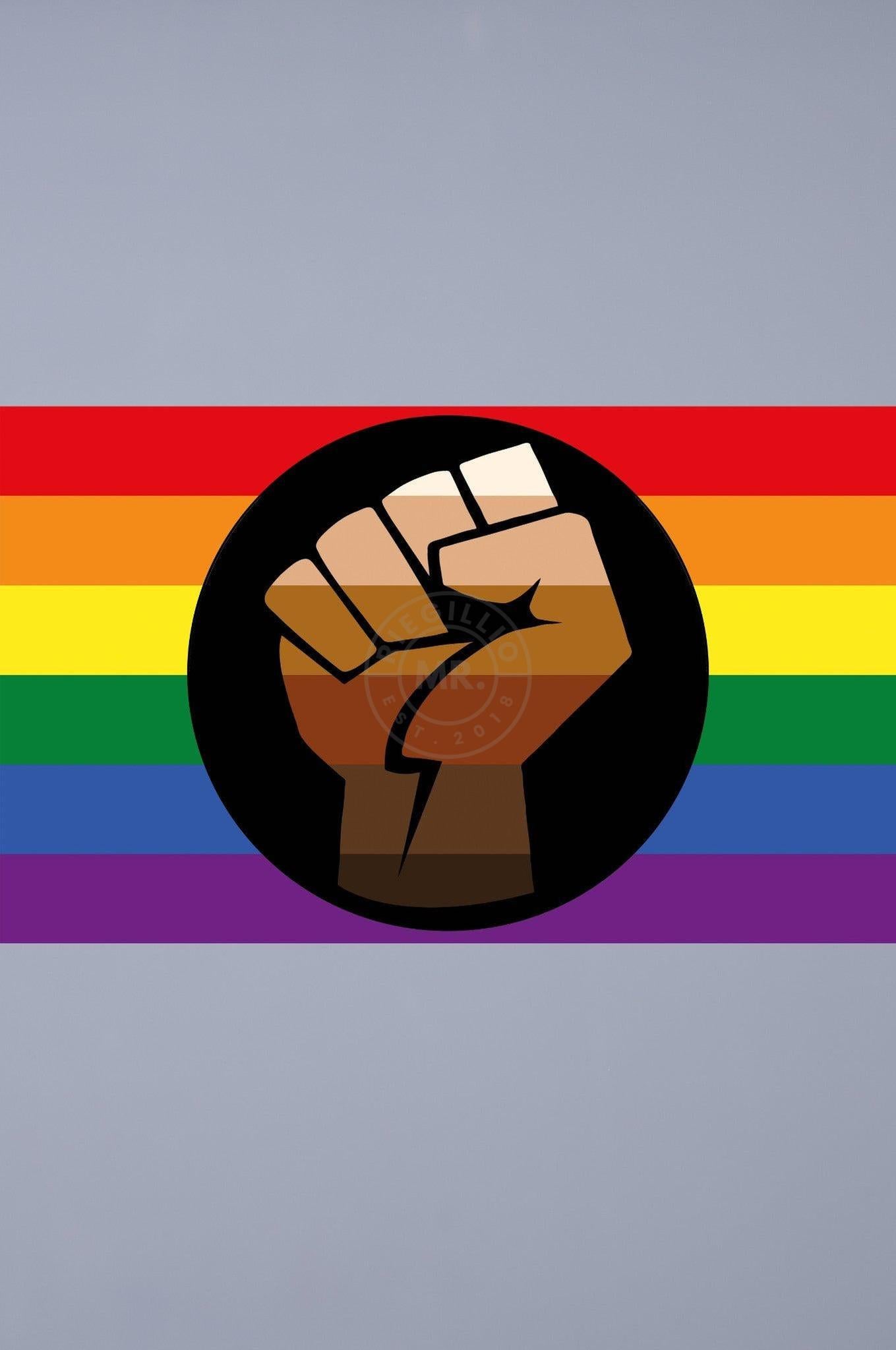 Pride Flag - Queer People of Color - 90 x 150 cm at MR. Riegillio
