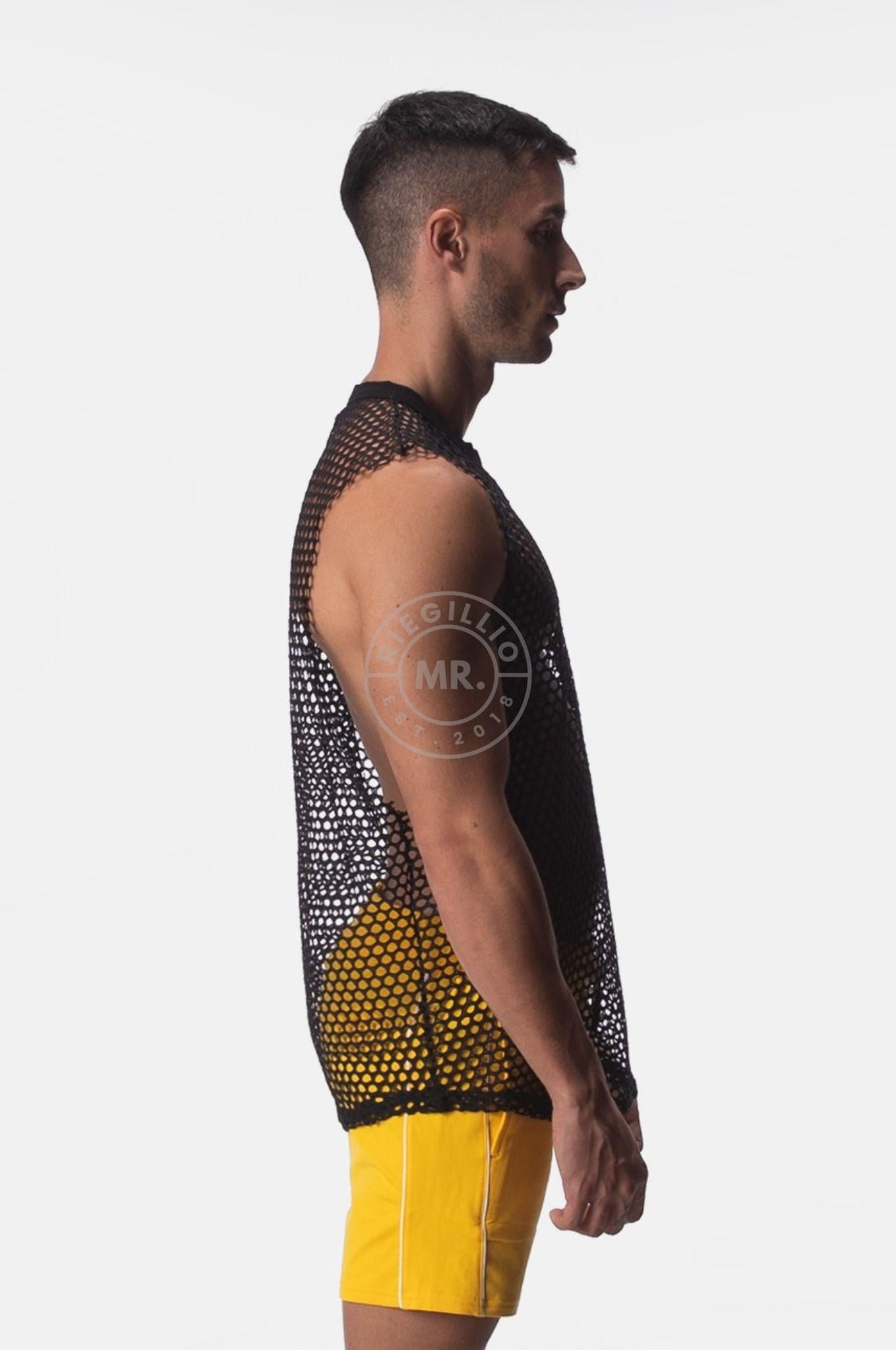 Barcode Tank Top Rannel - Black at MR. Riegillio