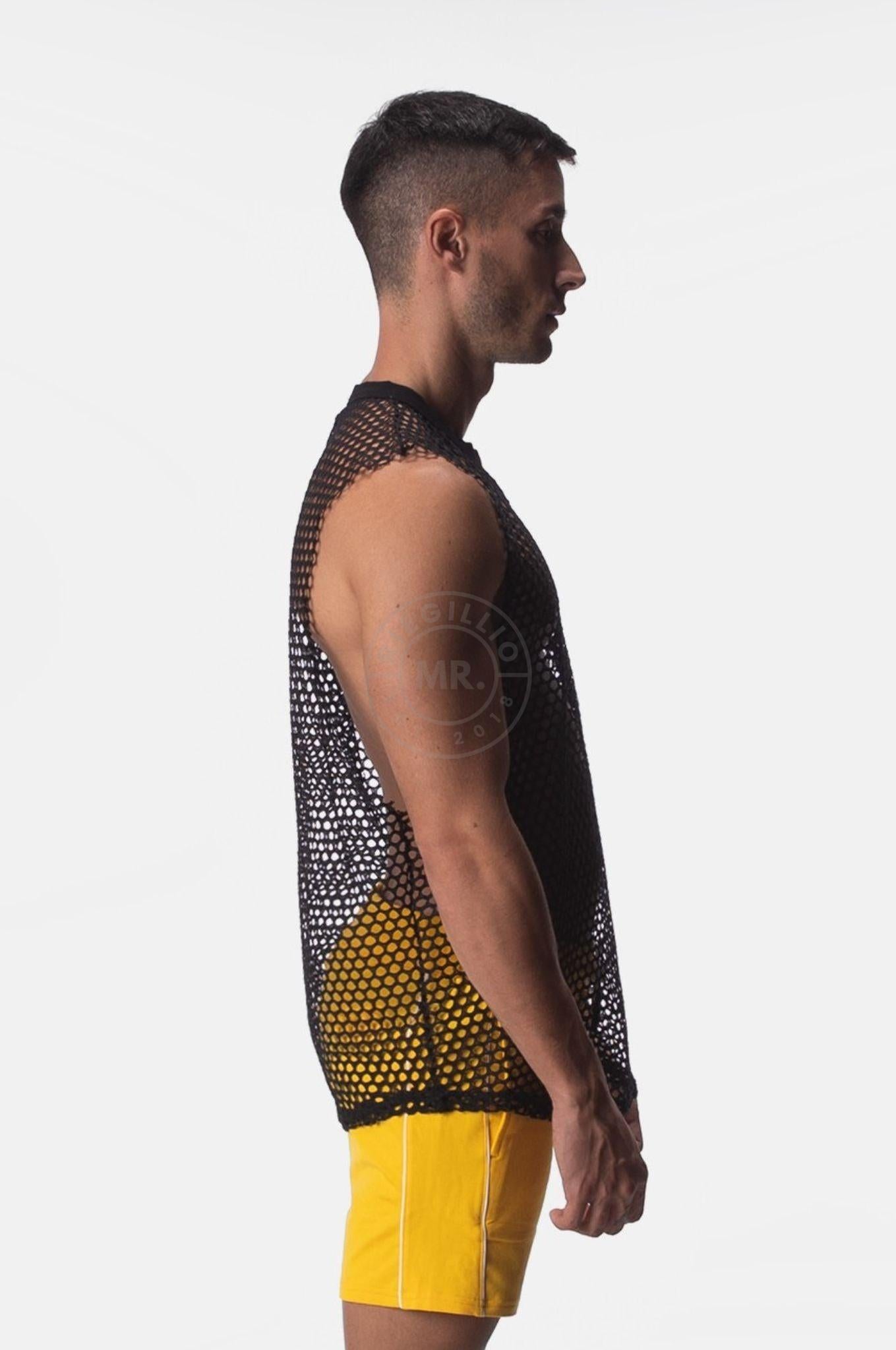 Barcode Tank Top Rannel - Black at MR. Riegillio