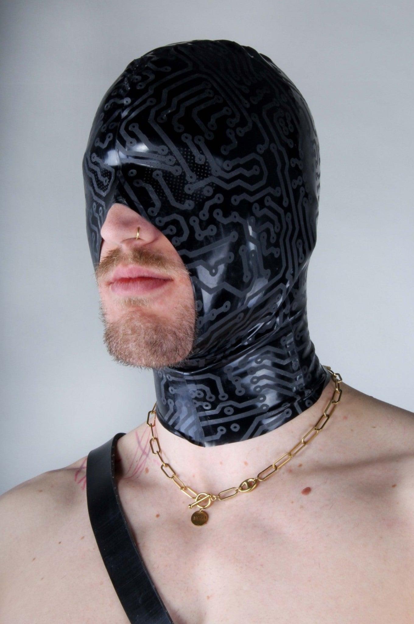 Rubber Micro Perforated Hood - Open Mouth CIRCUIT at MR. Riegillio
