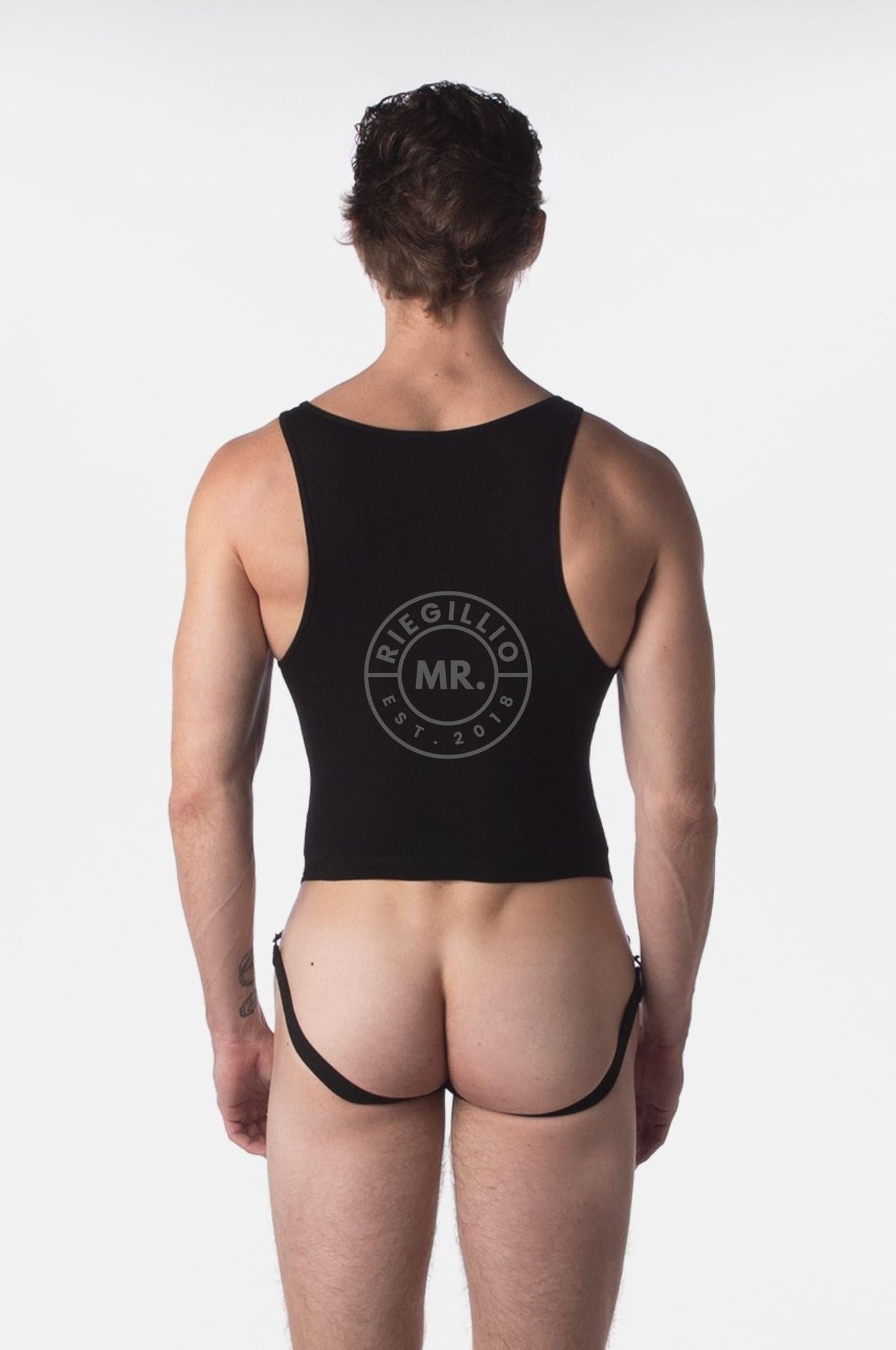 Barcode Rib Body Drama - Black at MR. Riegillio