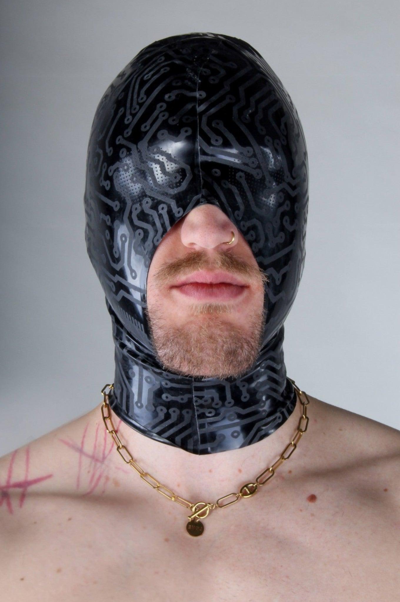 Rubber Micro Perforated Hood - Open Mouth CIRCUIT at MR. Riegillio