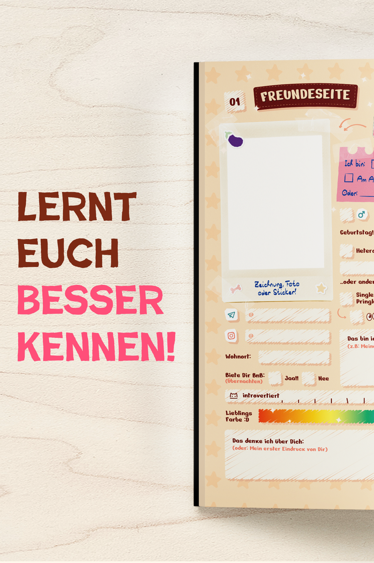 Das Kinkster-Freundebuch - DEUTSCH