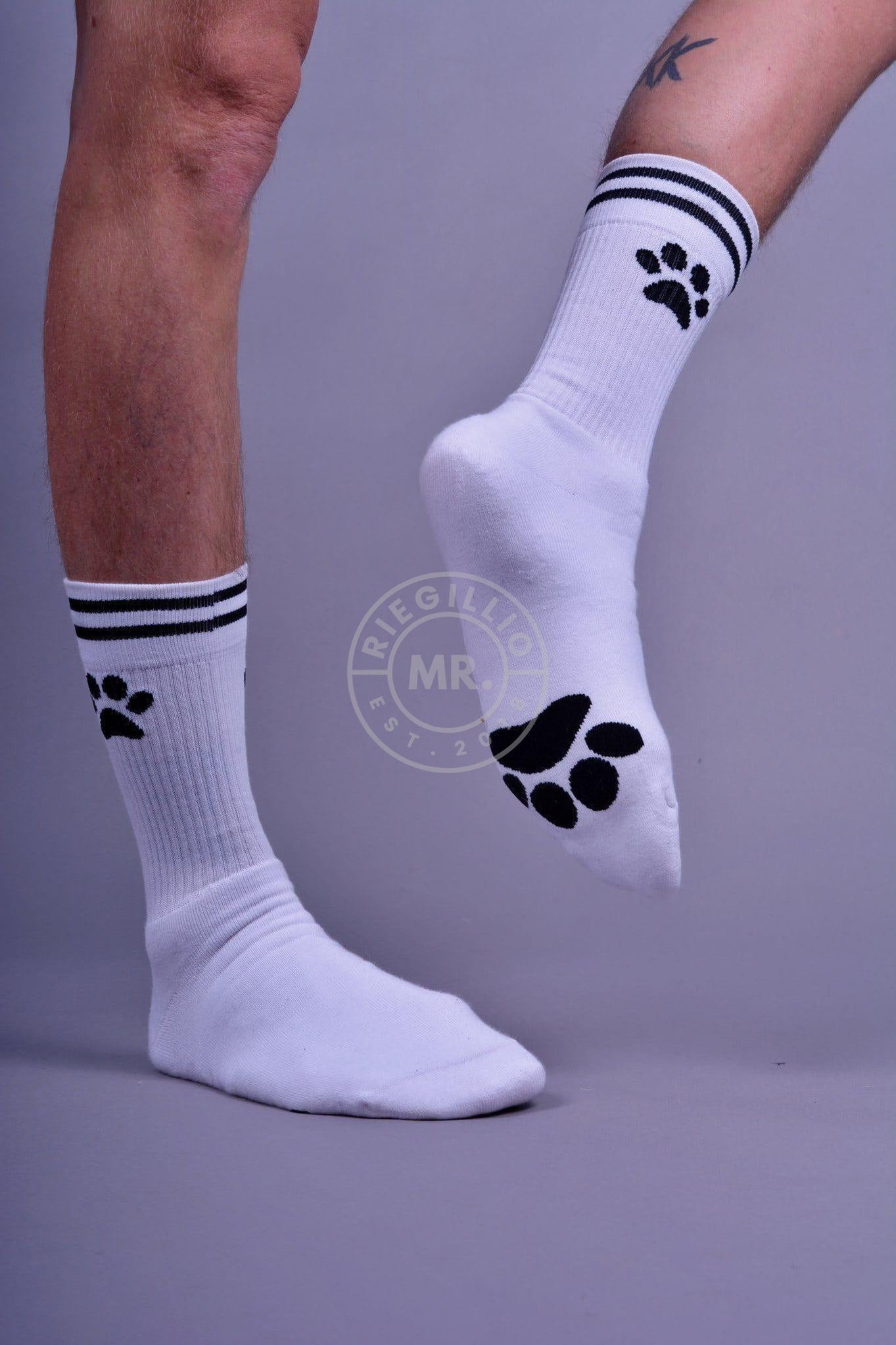 Sk8erboy PUPPY Socks White at MR. Riegillio