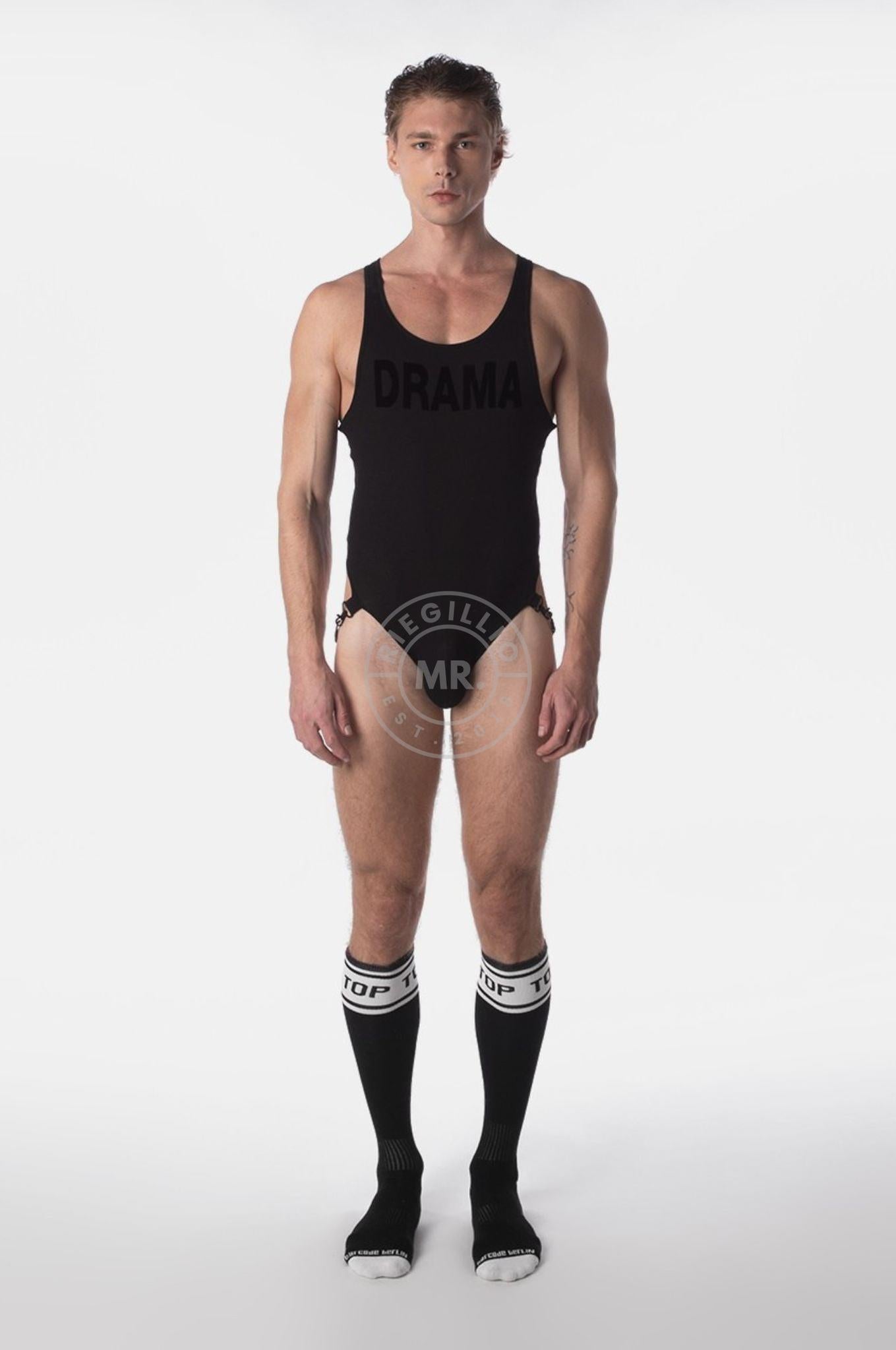 Barcode Rib Body Drama - Black at MR. Riegillio