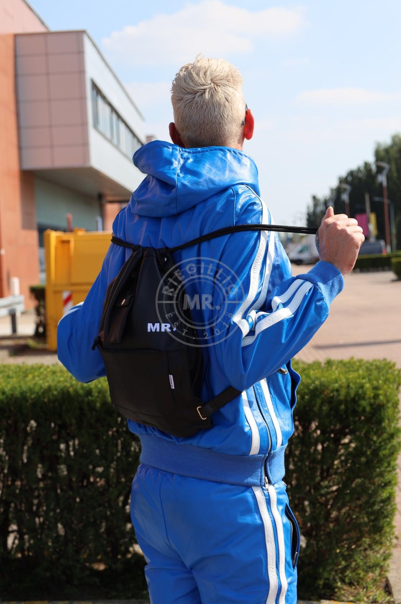 Leather Backpack - Full Black at MR. Riegillio