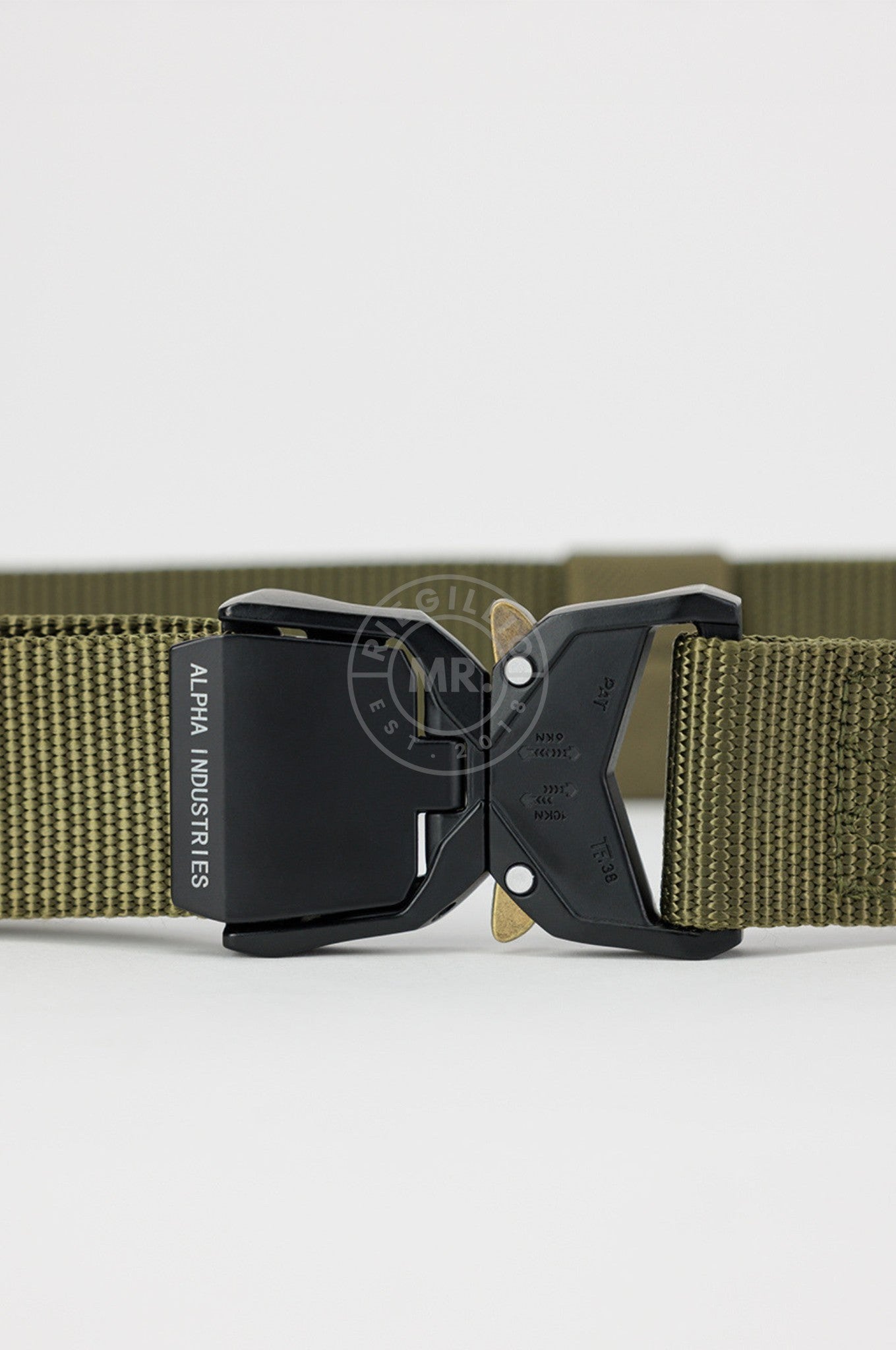 Alpha Industries Utility Belt - Olive at MR. Riegillio