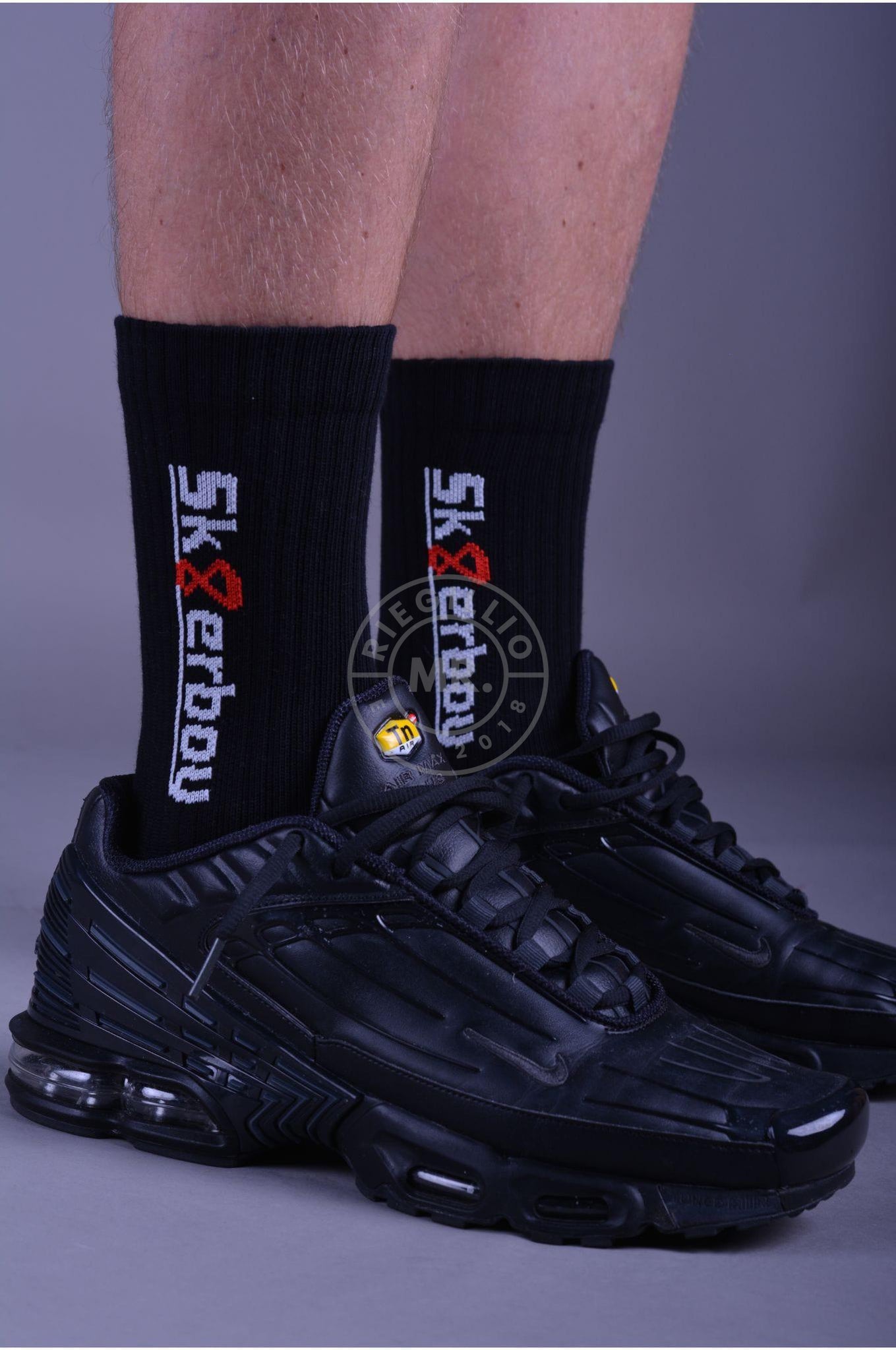 Sk8erboy Crew Socks Black-at MR. Riegillio