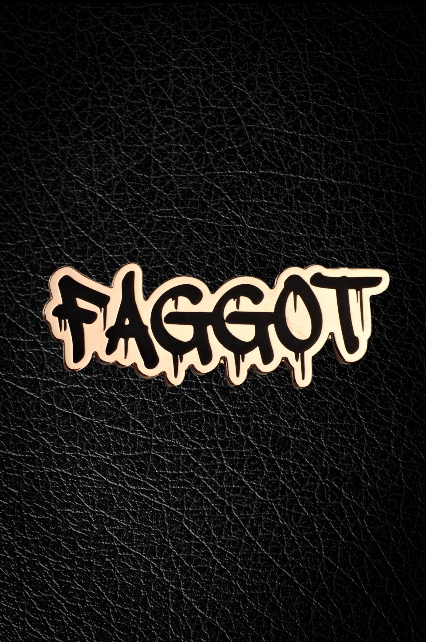 Master of the House Pin - FAGGOT at MR. Riegillio