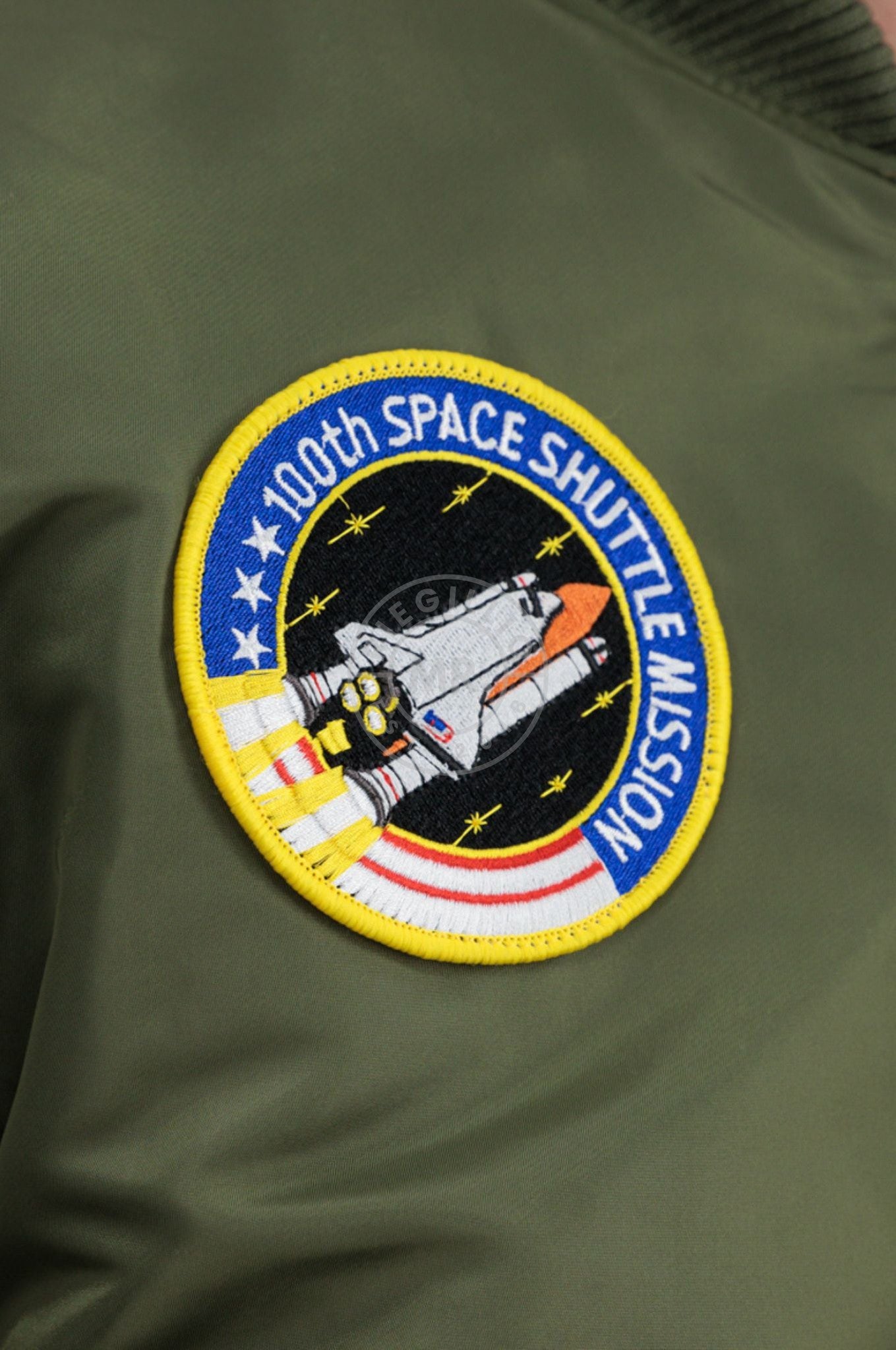 Alpha Industries MA-1 VF NASA Bomber Jacket - Sage Green
