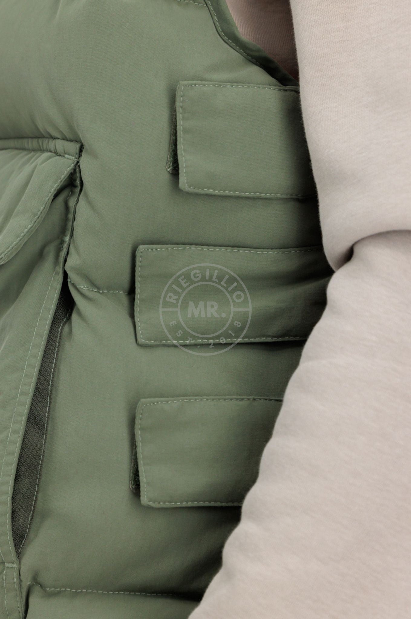 Alpha Industries Protector Puffer Vest - Sage Green