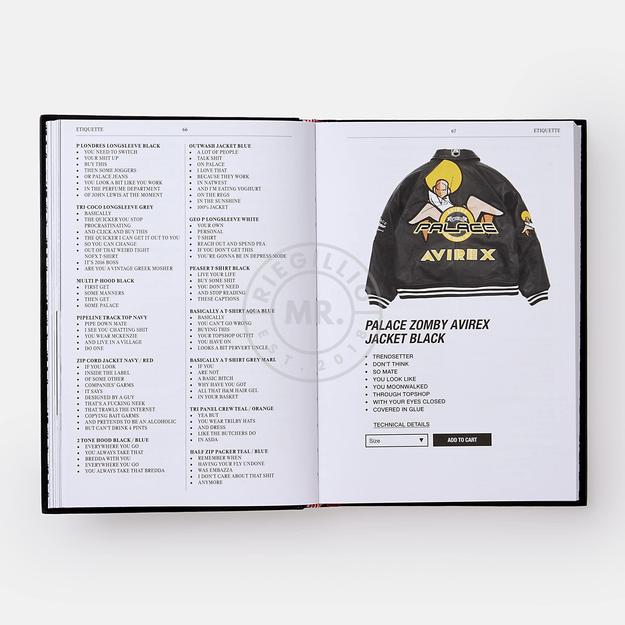 Table Book Palace Product Descriptions, The Selected Archive at MR. Riegillio