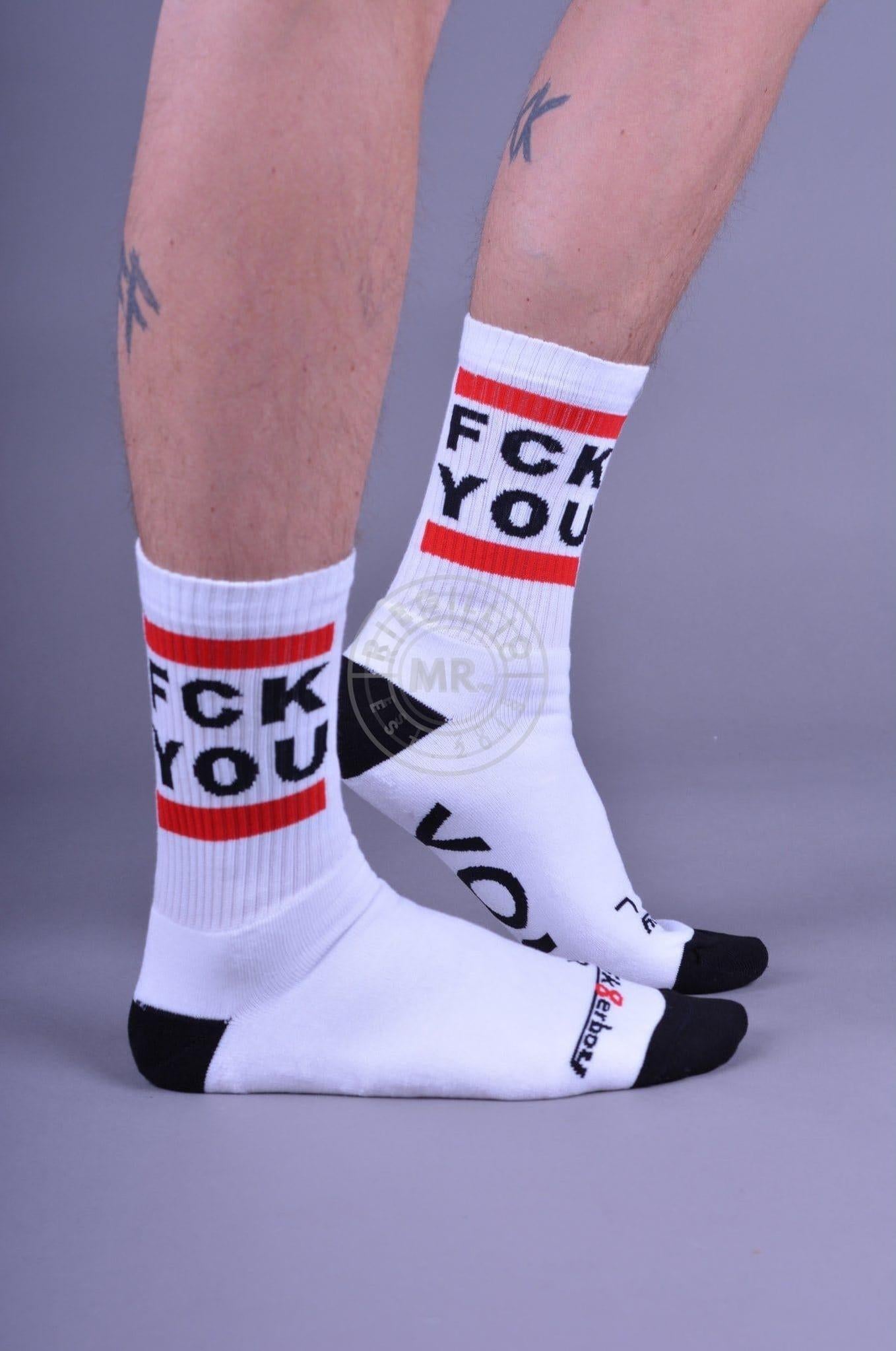 Sk8erboy FCK YOU Socks at MR. Riegillio