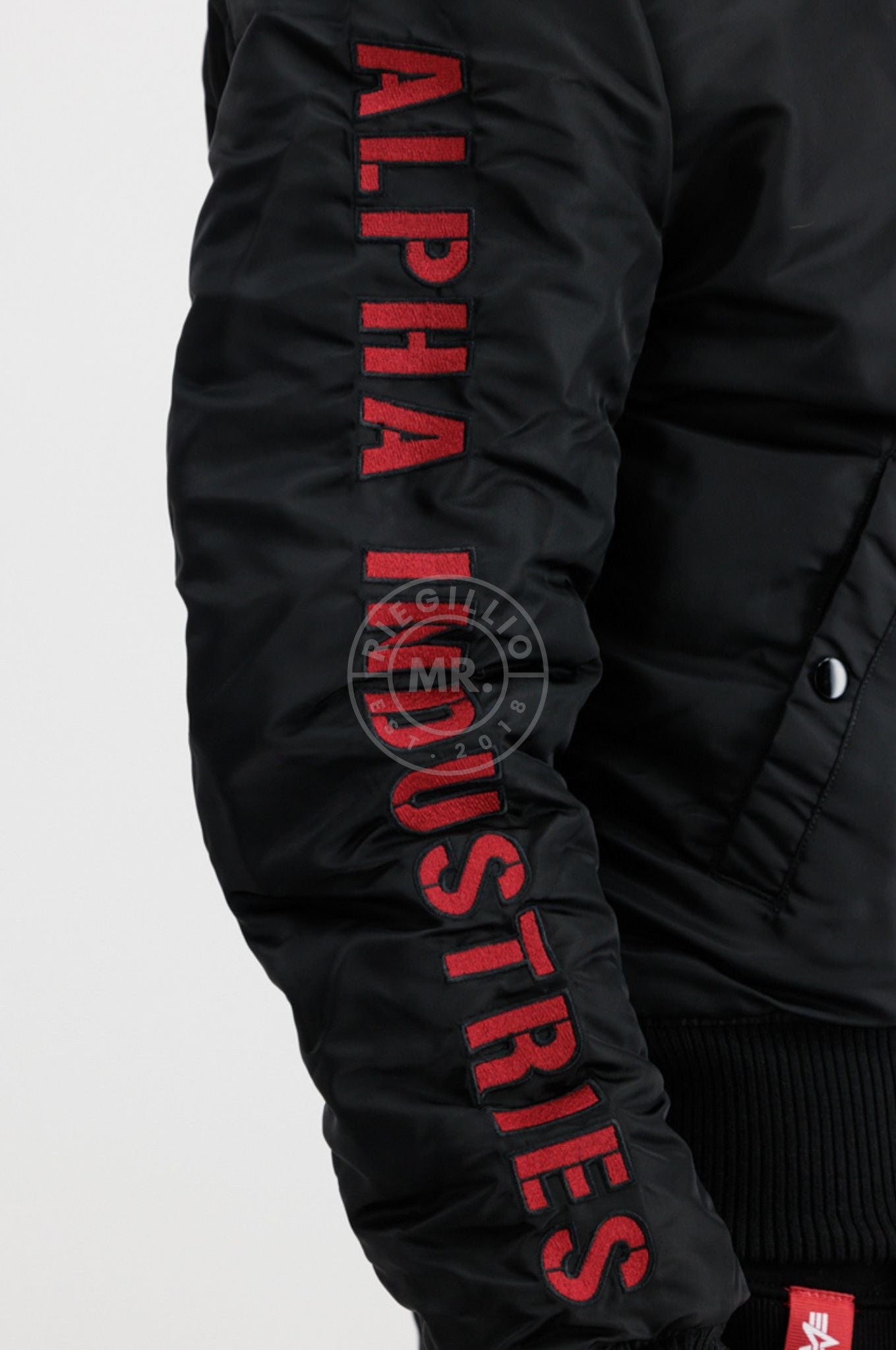 Alpha Industries MA-1 ZH D-Tec SE Jacket - Black / Red