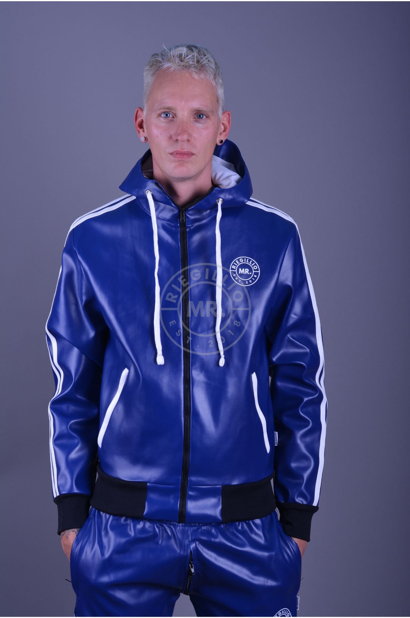 MR. Tracksuit jacket Blue at MR. Riegillio