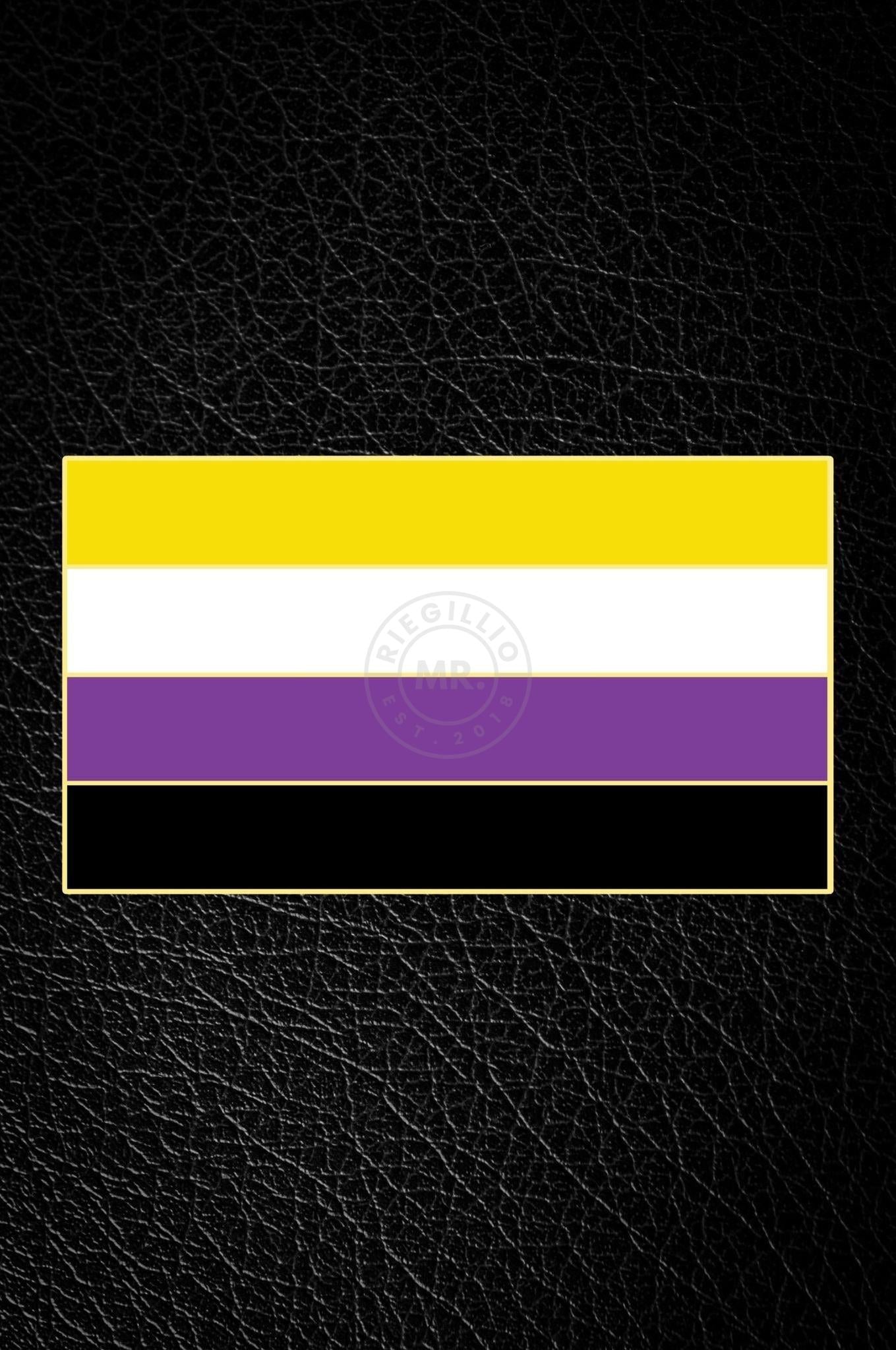 Master of the House Pin - NON-BINARY FLAG at MR. Riegillio
