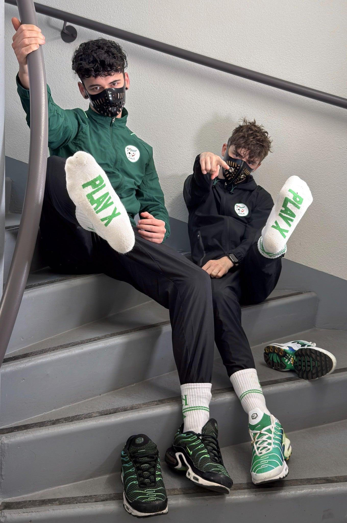 SNKRFTSH PLAY X Socks at MR. Riegillio