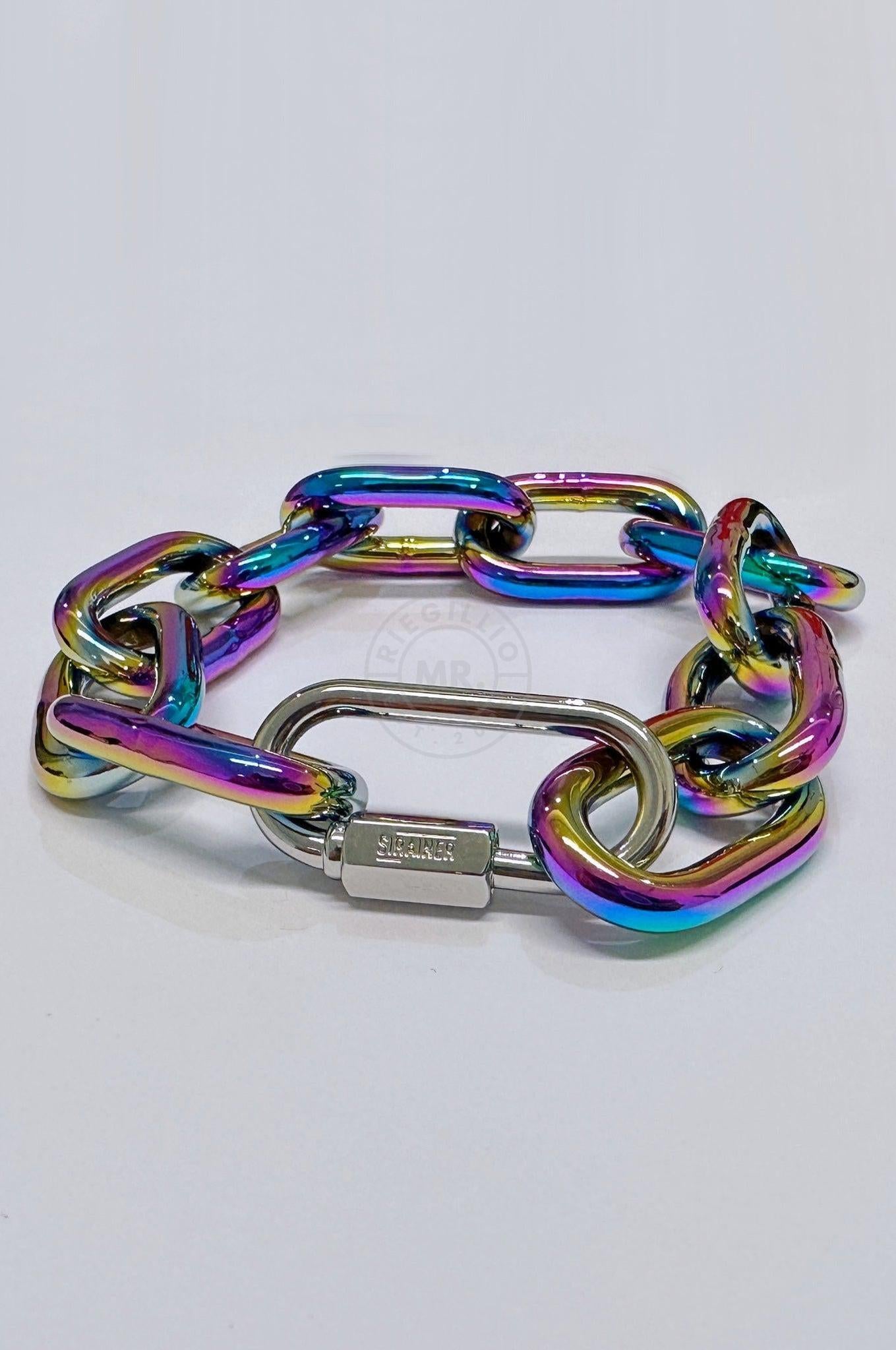 SIRAINER Chain Bracelet - Rainbow at MR. Riegillio