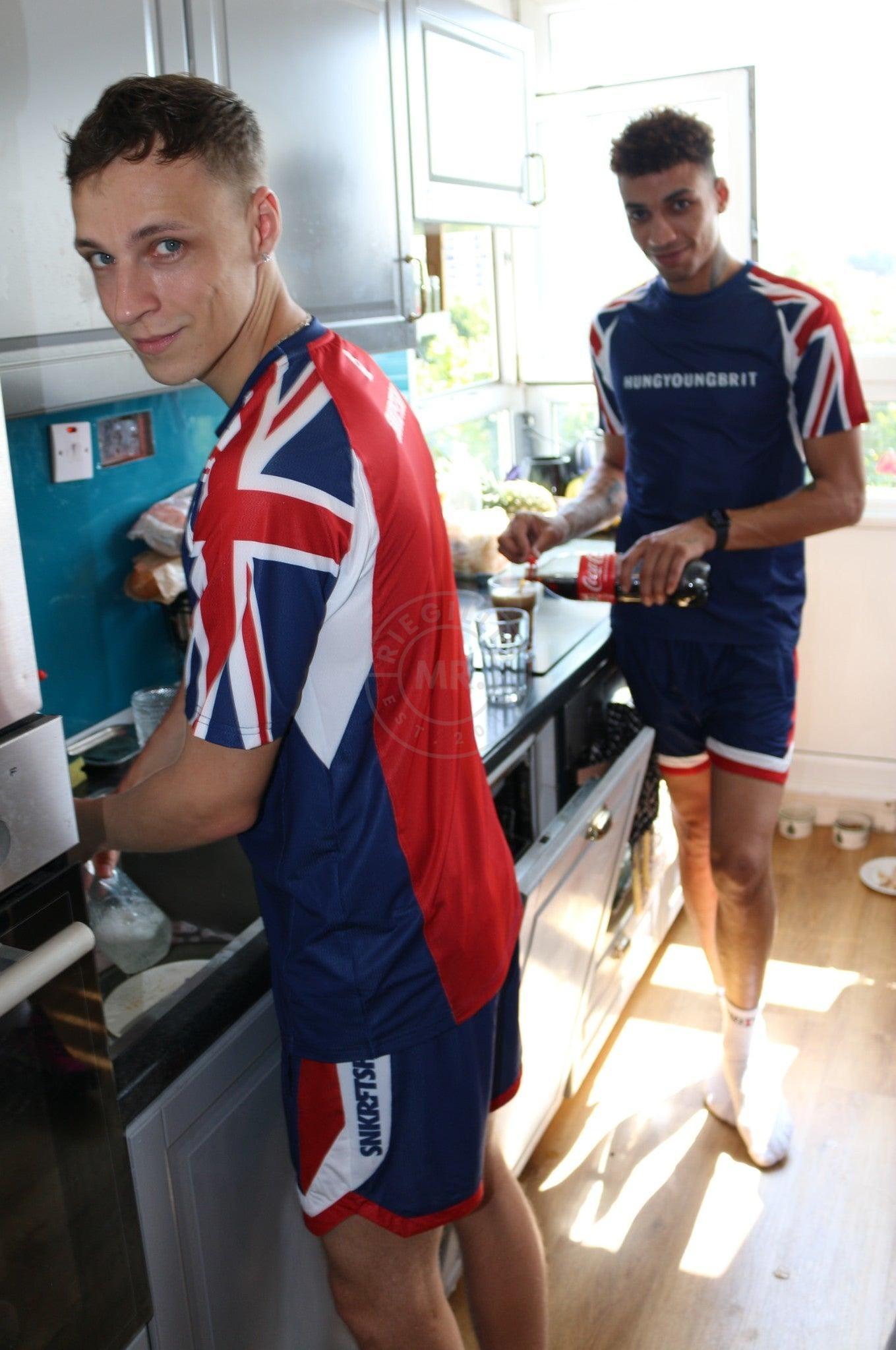 SNKRFTSH X Hung Young Brit Sports Shirt at MR. Riegillio