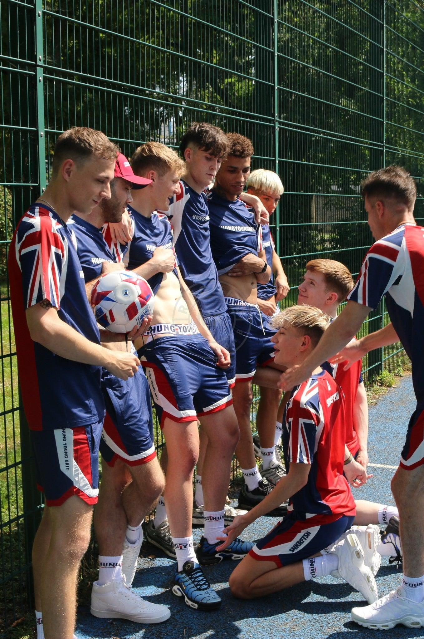 SNKRFTSH X Hung Young Brit Sports Shirt at MR. Riegillio