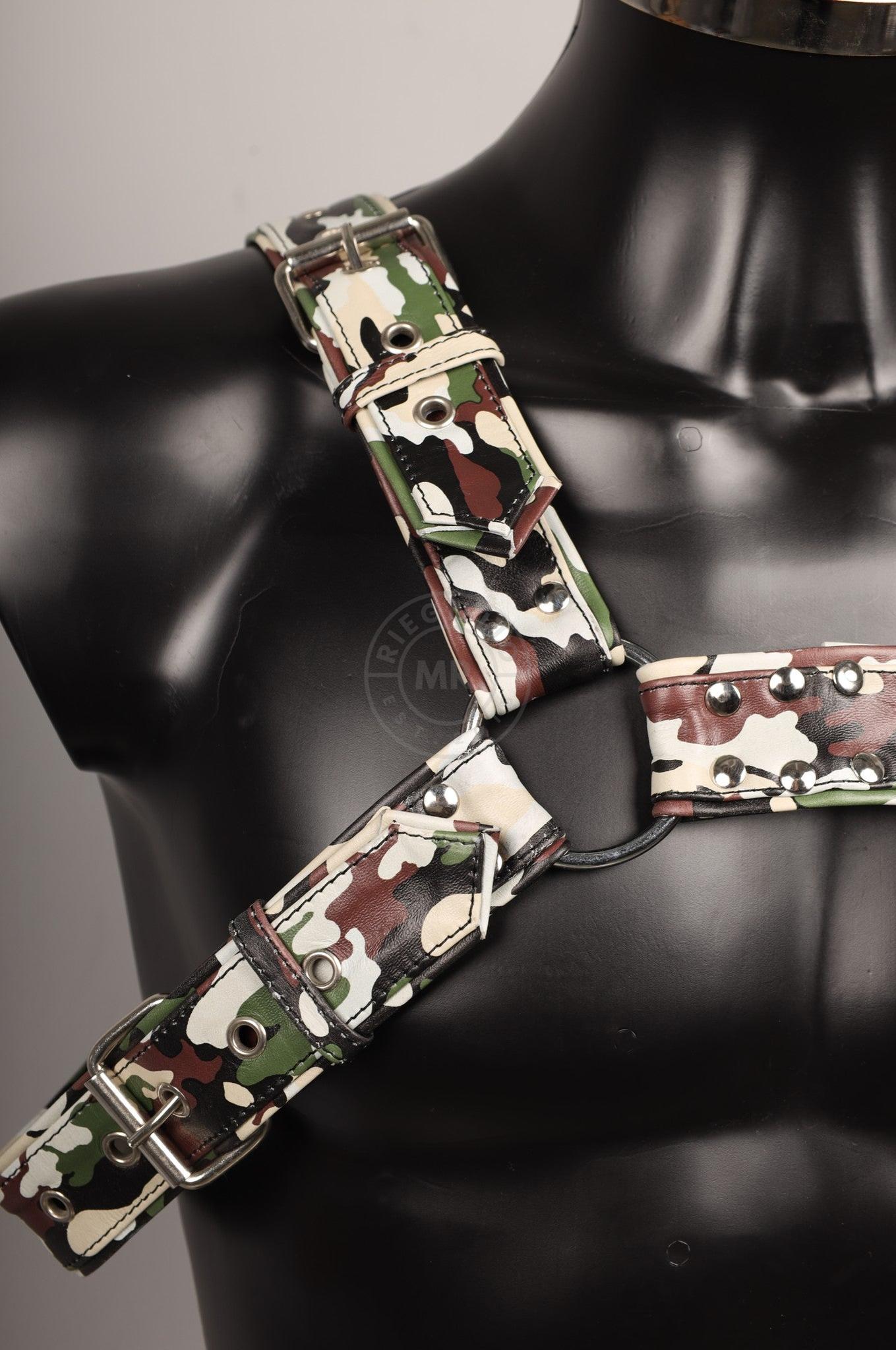 #176 FAUX Leather Harness at MR. Riegillio