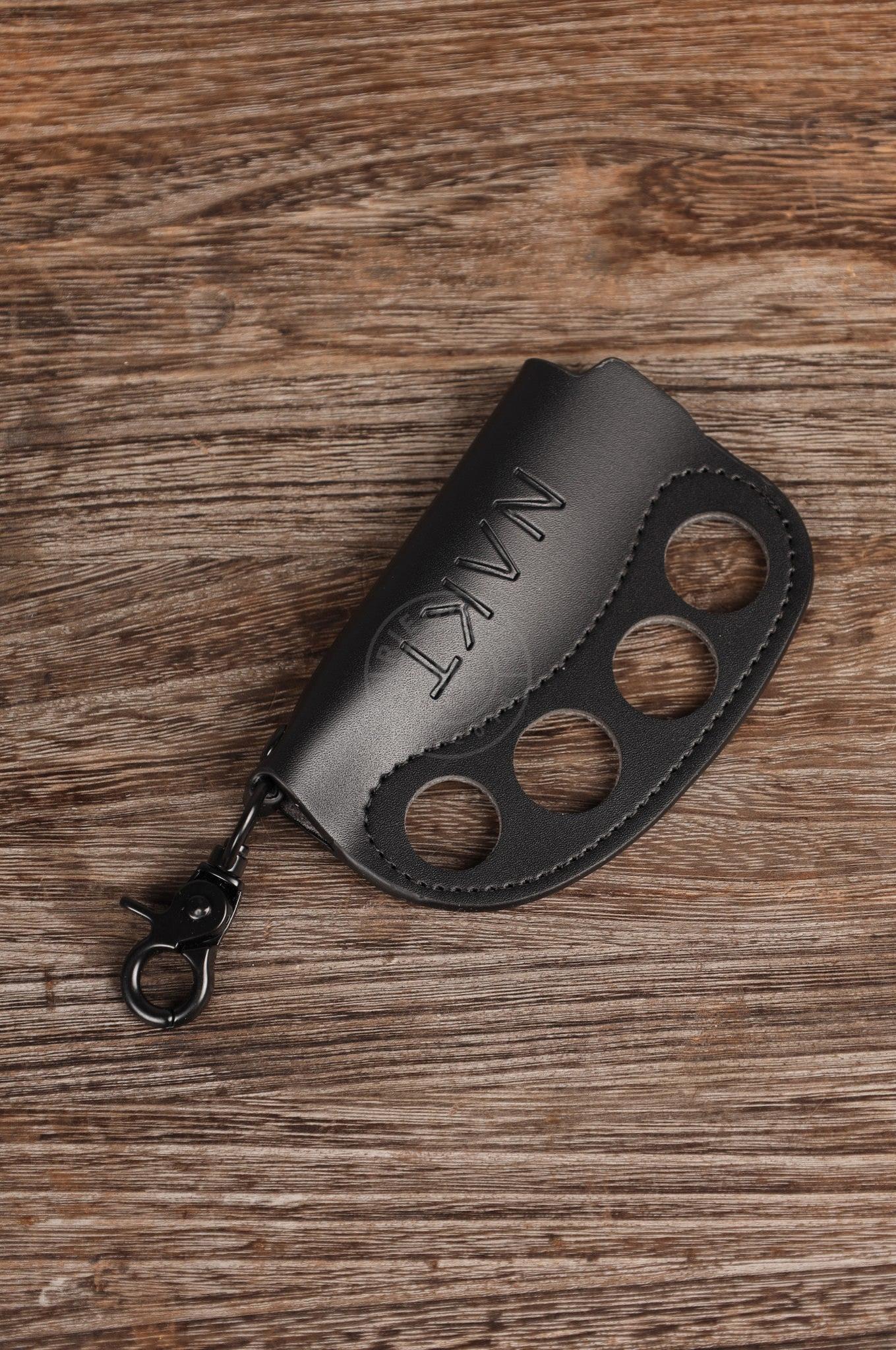 #186 Cowhide Leather Keychain at MR. Riegillio