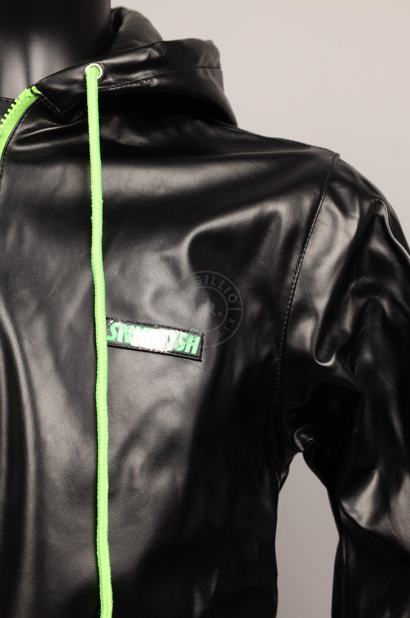 #207 FAUX Leather Jacket at MR. Riegillio