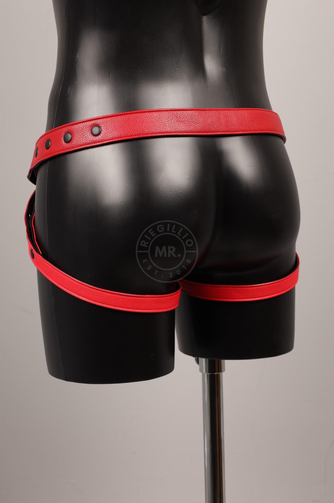 #235 FAUX Leather Harness at MR. Riegillio