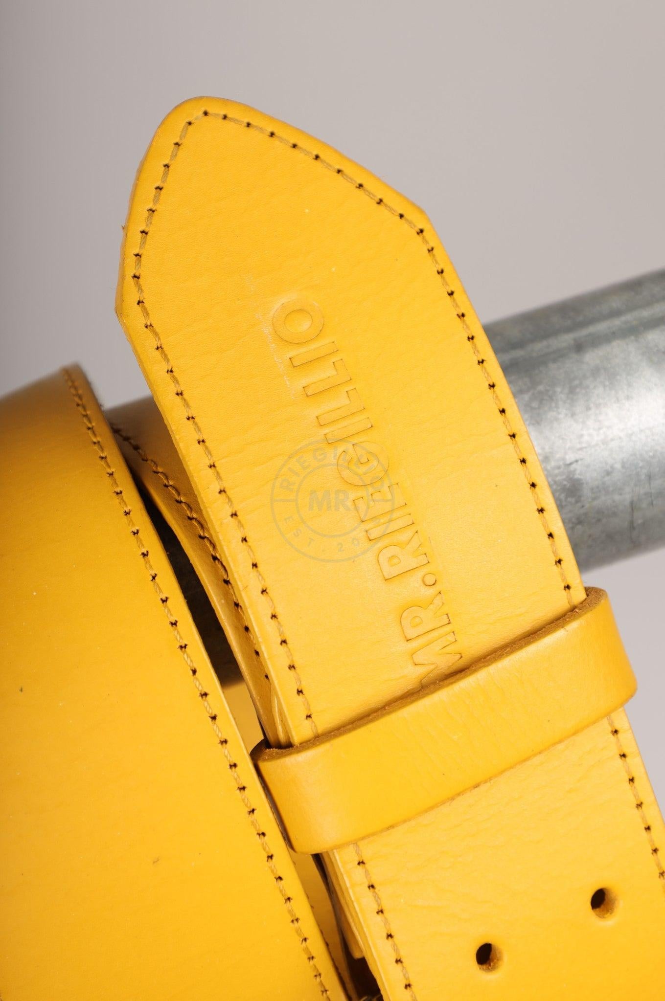 #246 Cowhide Leather Belt at MR. Riegillio