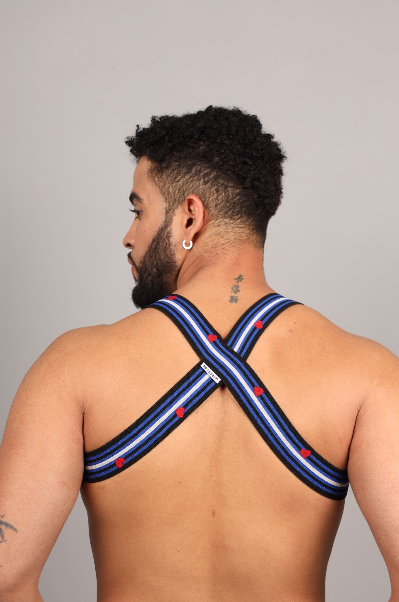 Elastisches Harness - LEDER Flagge