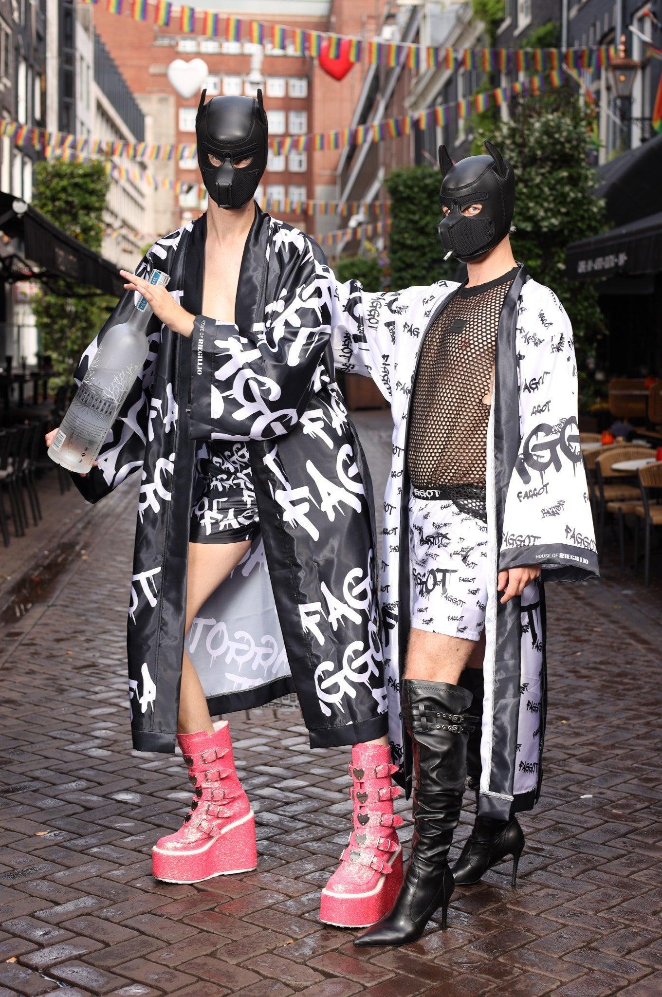 Faggot Kimono - White at MR. Riegillio