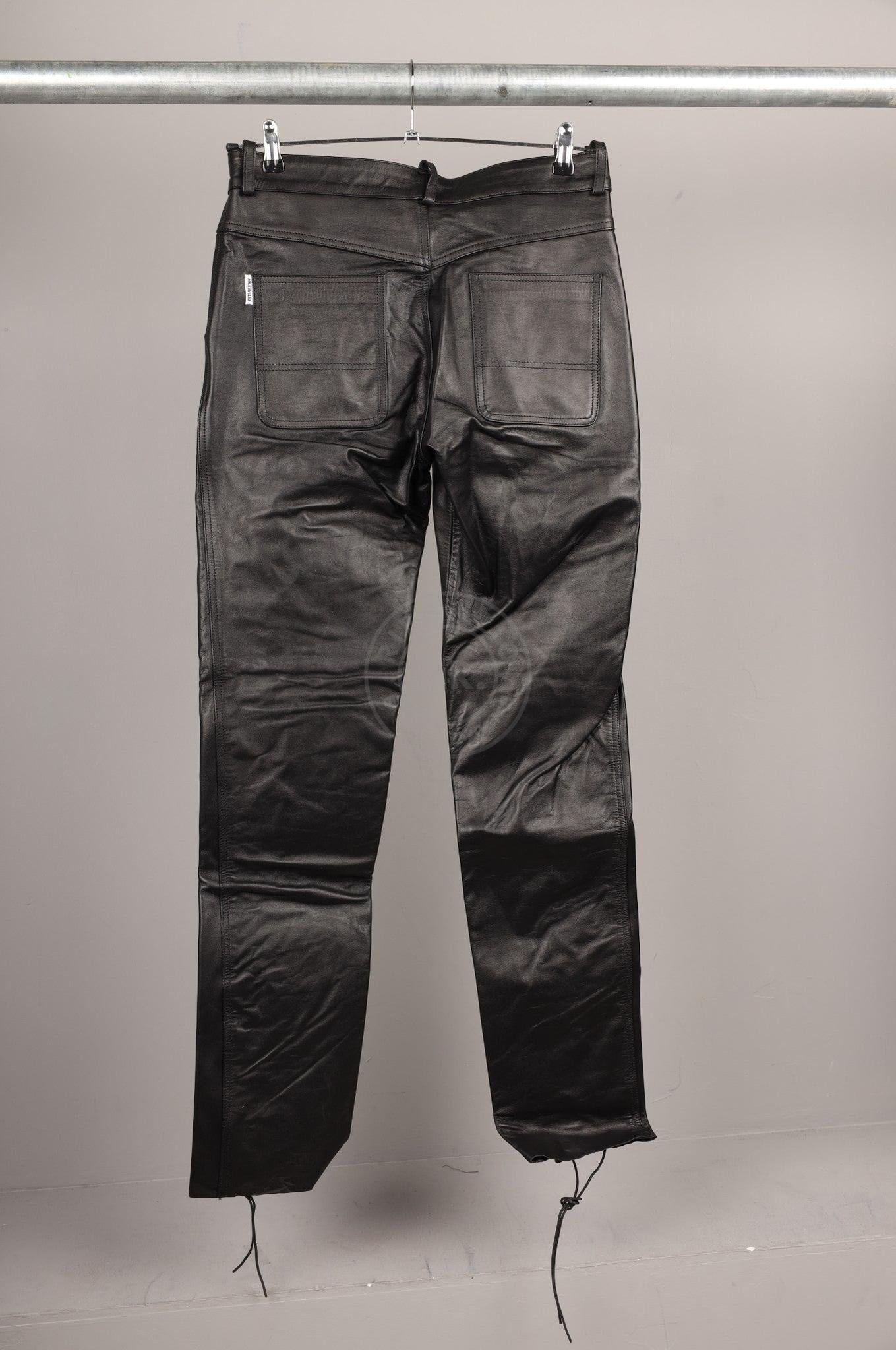 #285 Cowhide Leather Pants at MR. Riegillio