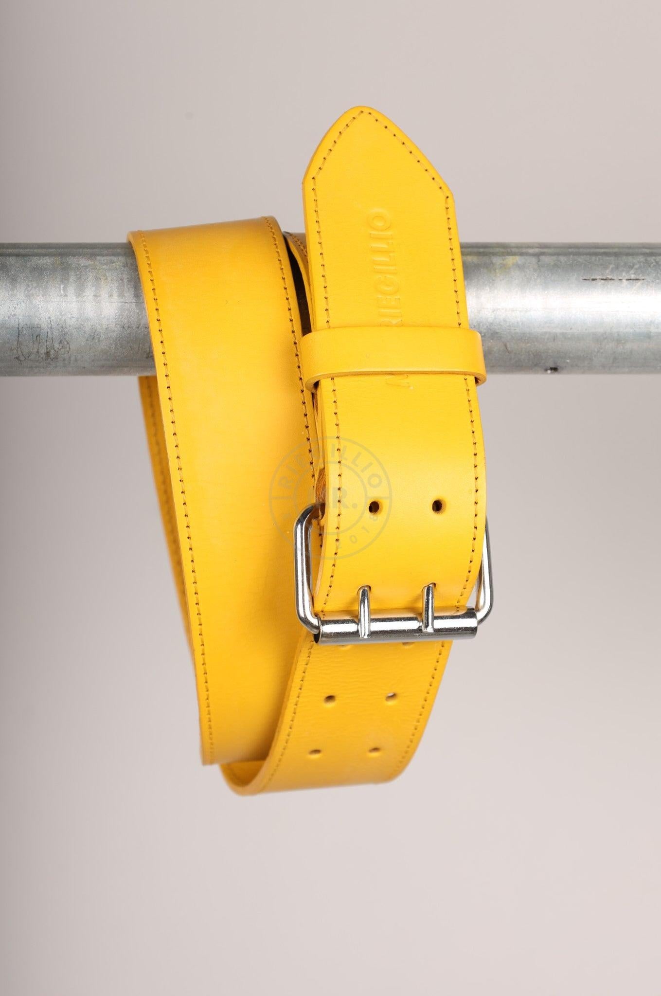 #290 Cowhide Leather Belt at MR. Riegillio