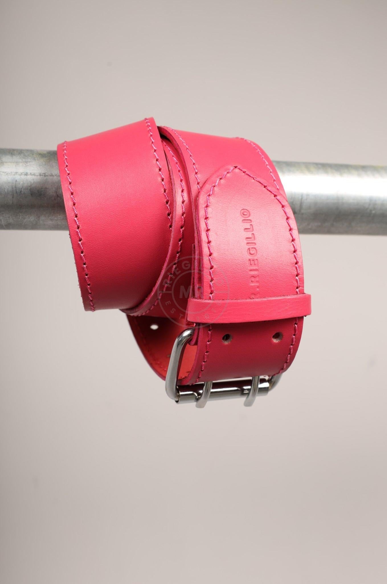 #305 Cowhide Leather Belt at MR. Riegillio
