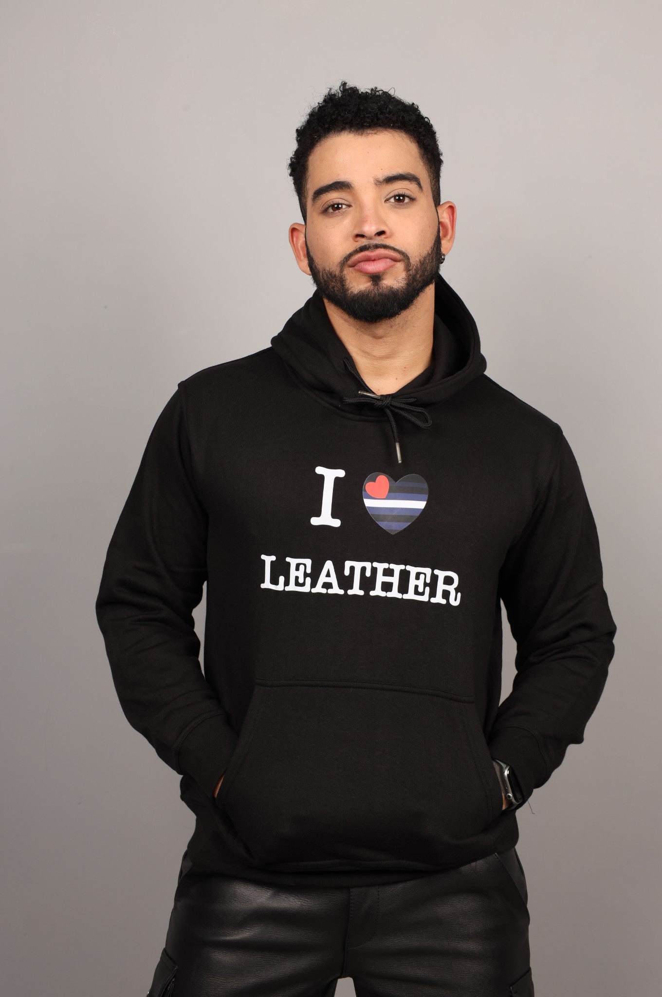 I LOVE LEATHER Hoodie