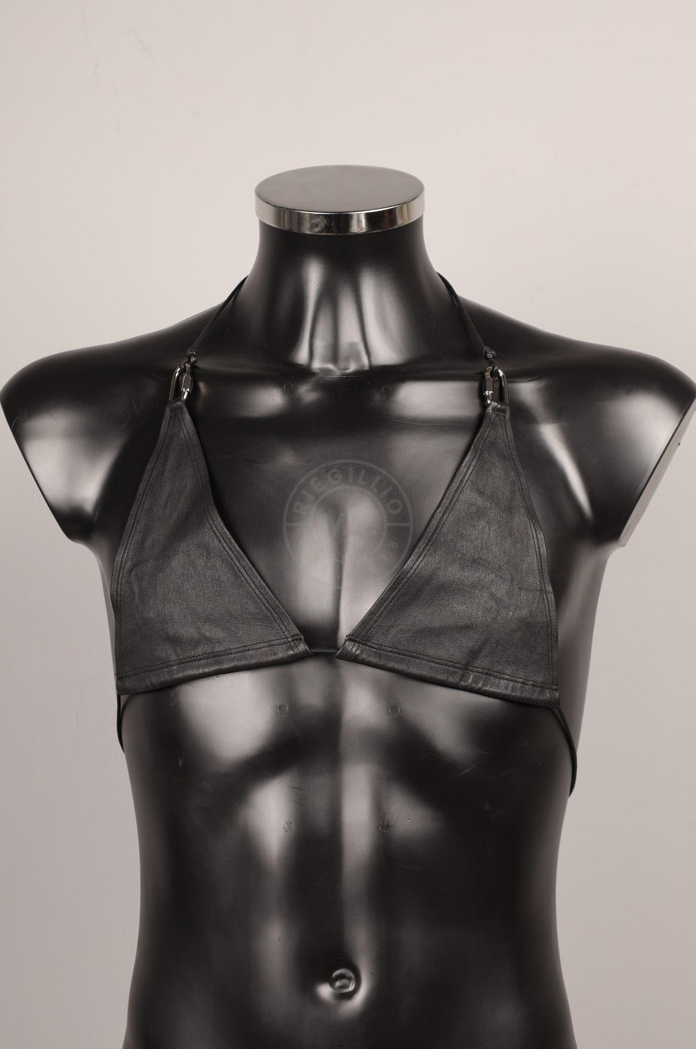 #324 Leather Bikini Top at MR. Riegillio