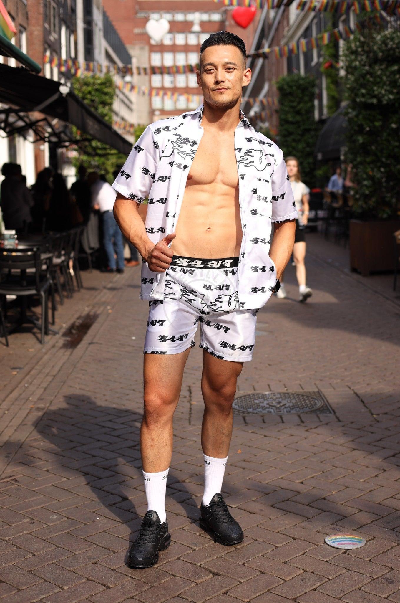 Slut Short - White at MR. Riegillio