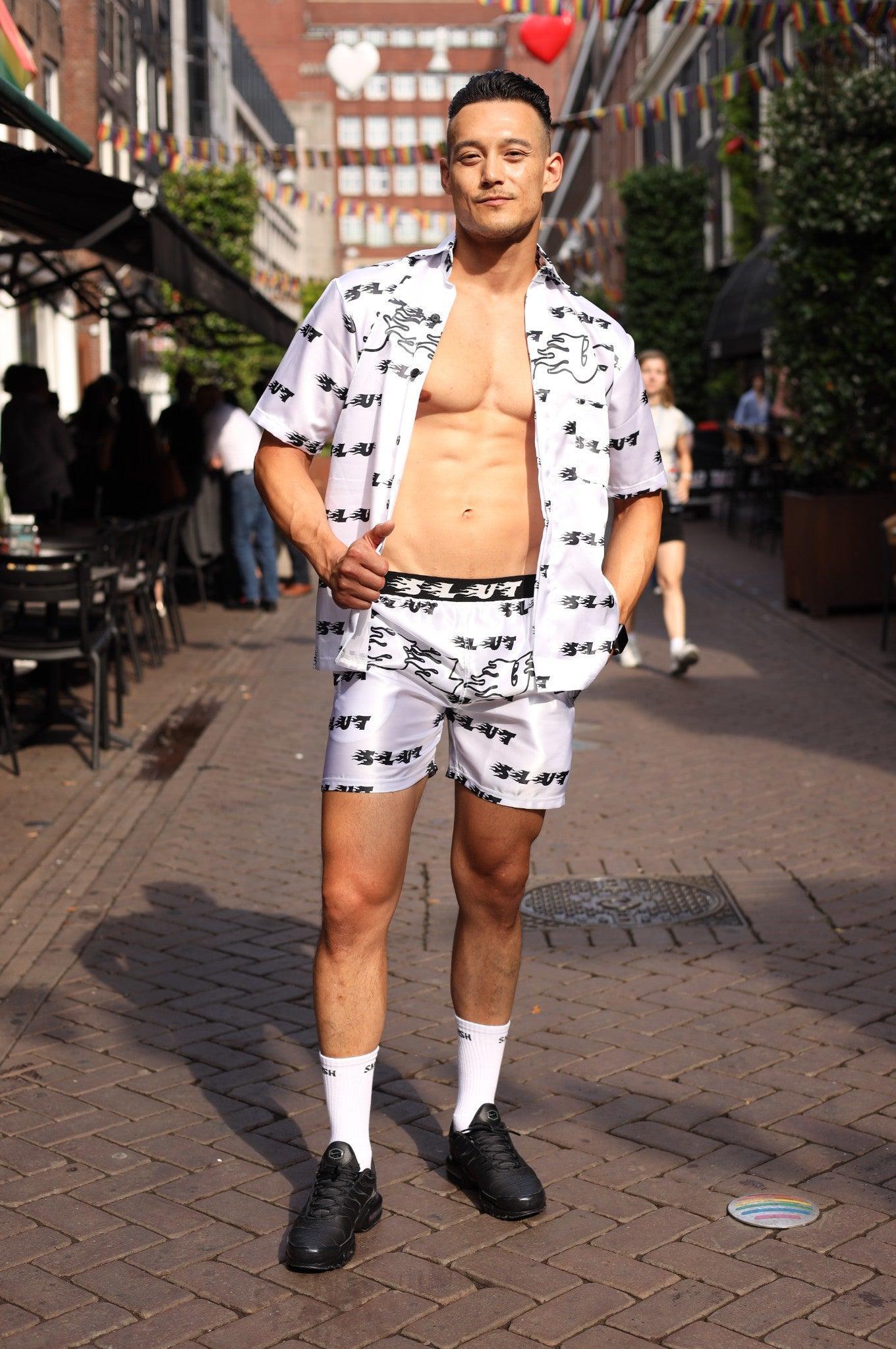 Slut Short - White at MR. Riegillio