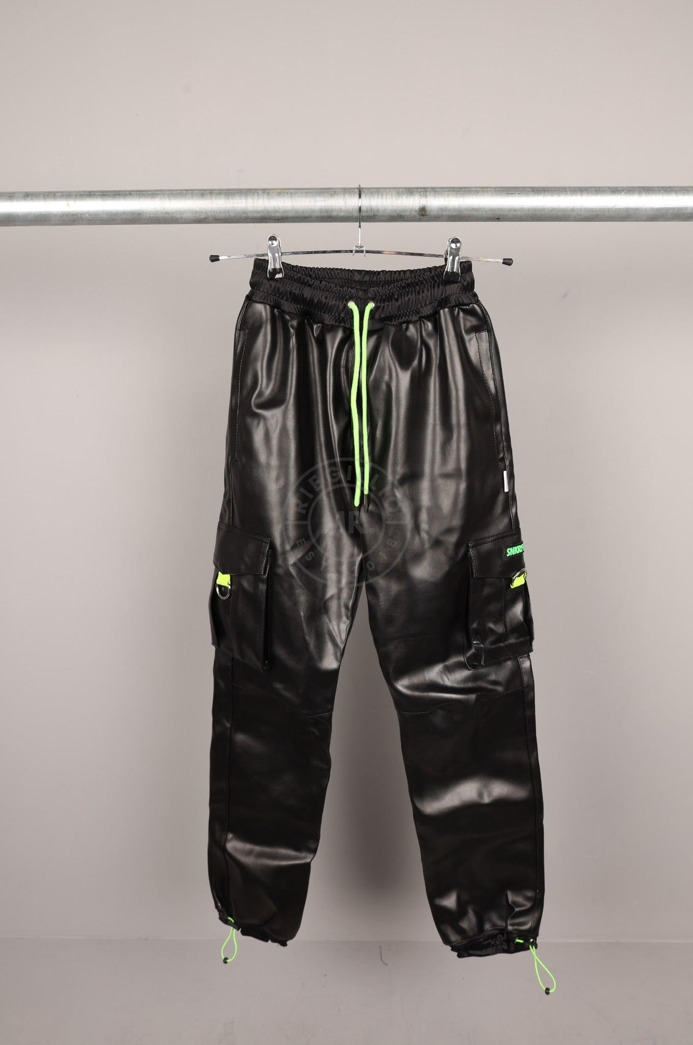 #354 FAUX Leather Pants at MR. Riegillio