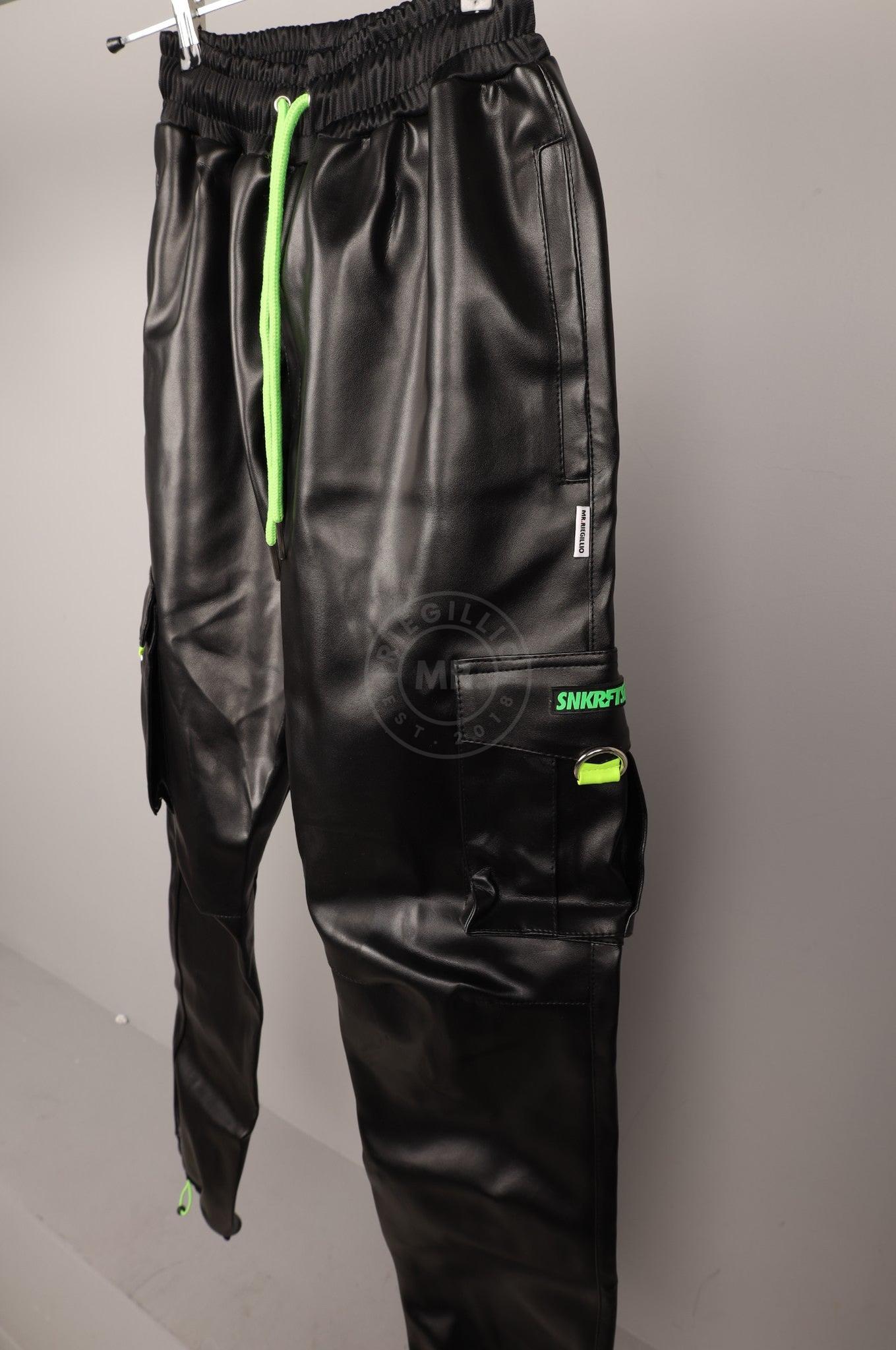 #354 FAUX Leather Pants at MR. Riegillio
