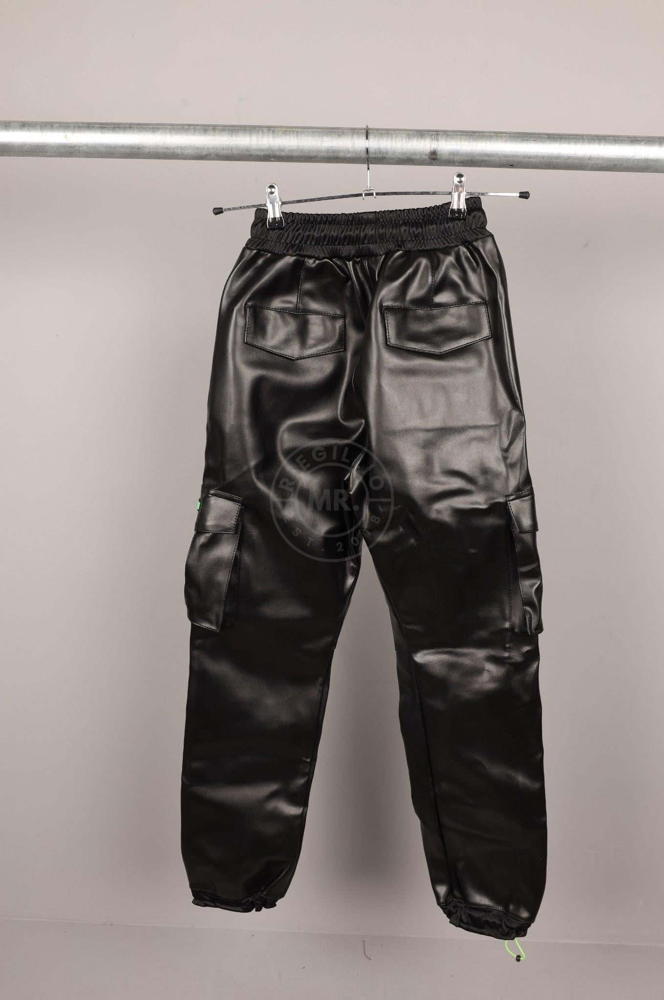 #354 FAUX Leather Pants at MR. Riegillio